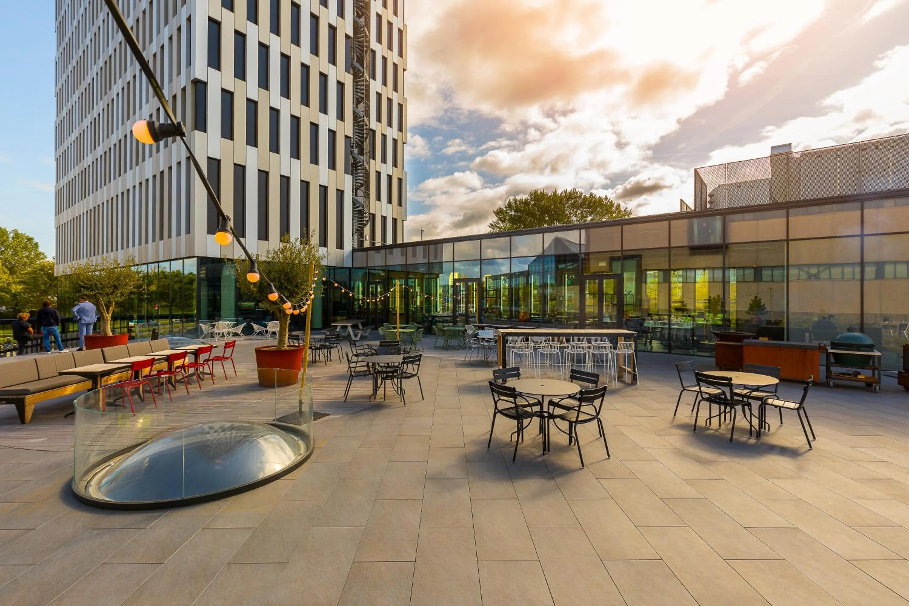 Balcony/Terrace in Postillion Hotel Amsterdam