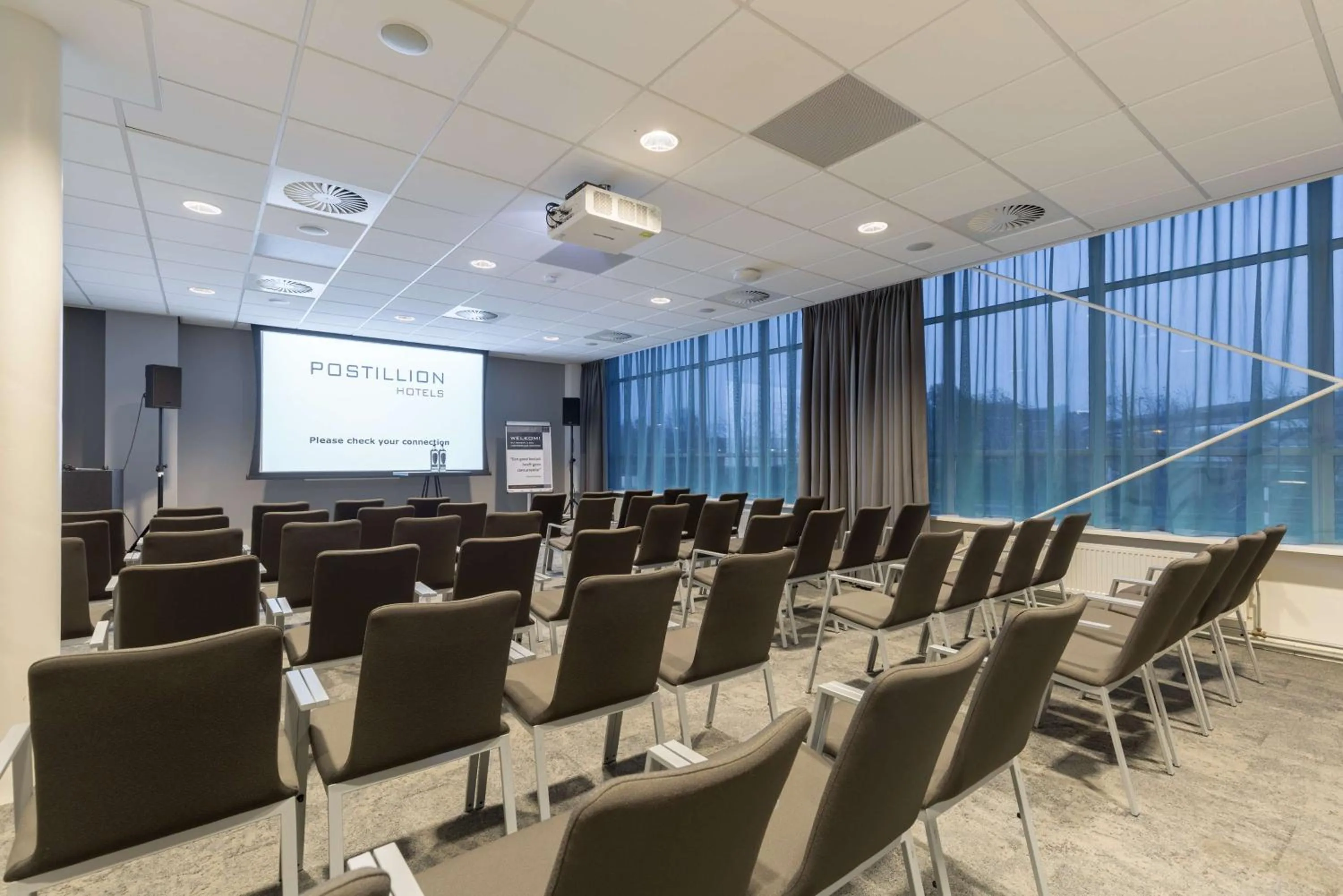 On site in Postillion Hotel Amsterdam