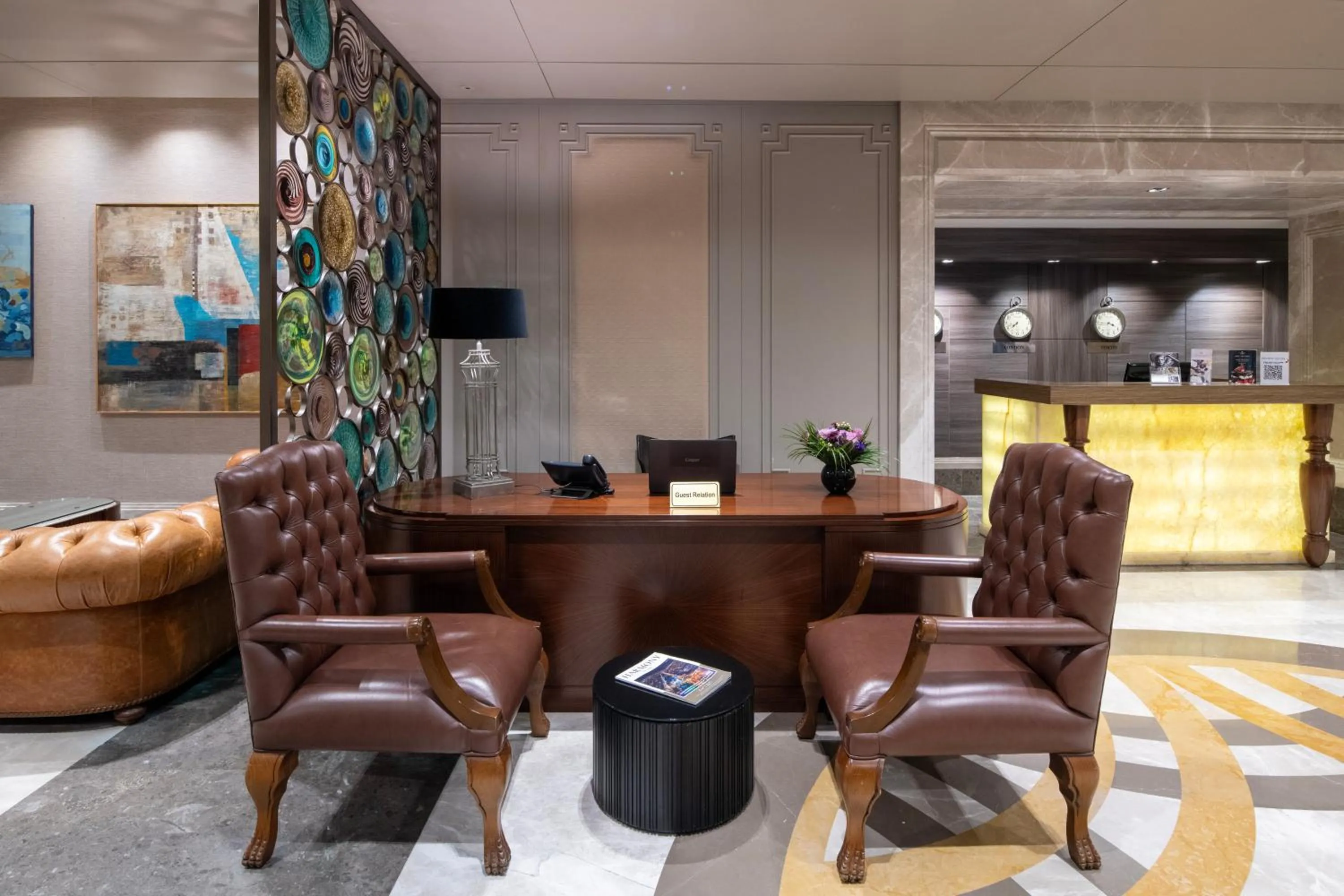 Seating area in Windsor Hotel & Convention Center Istanbul