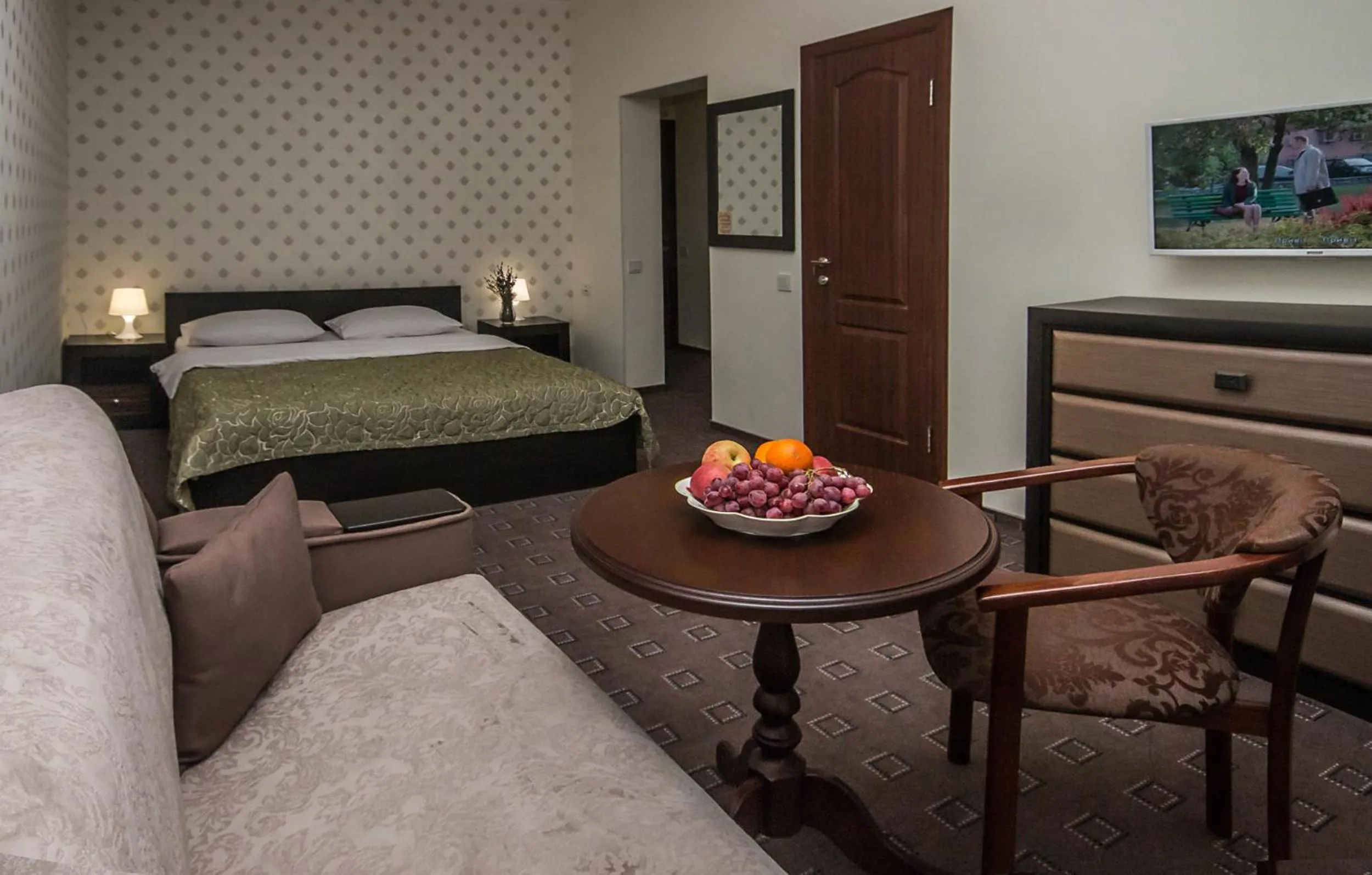 Bedroom, Bed in Mini Hotel Ryleev