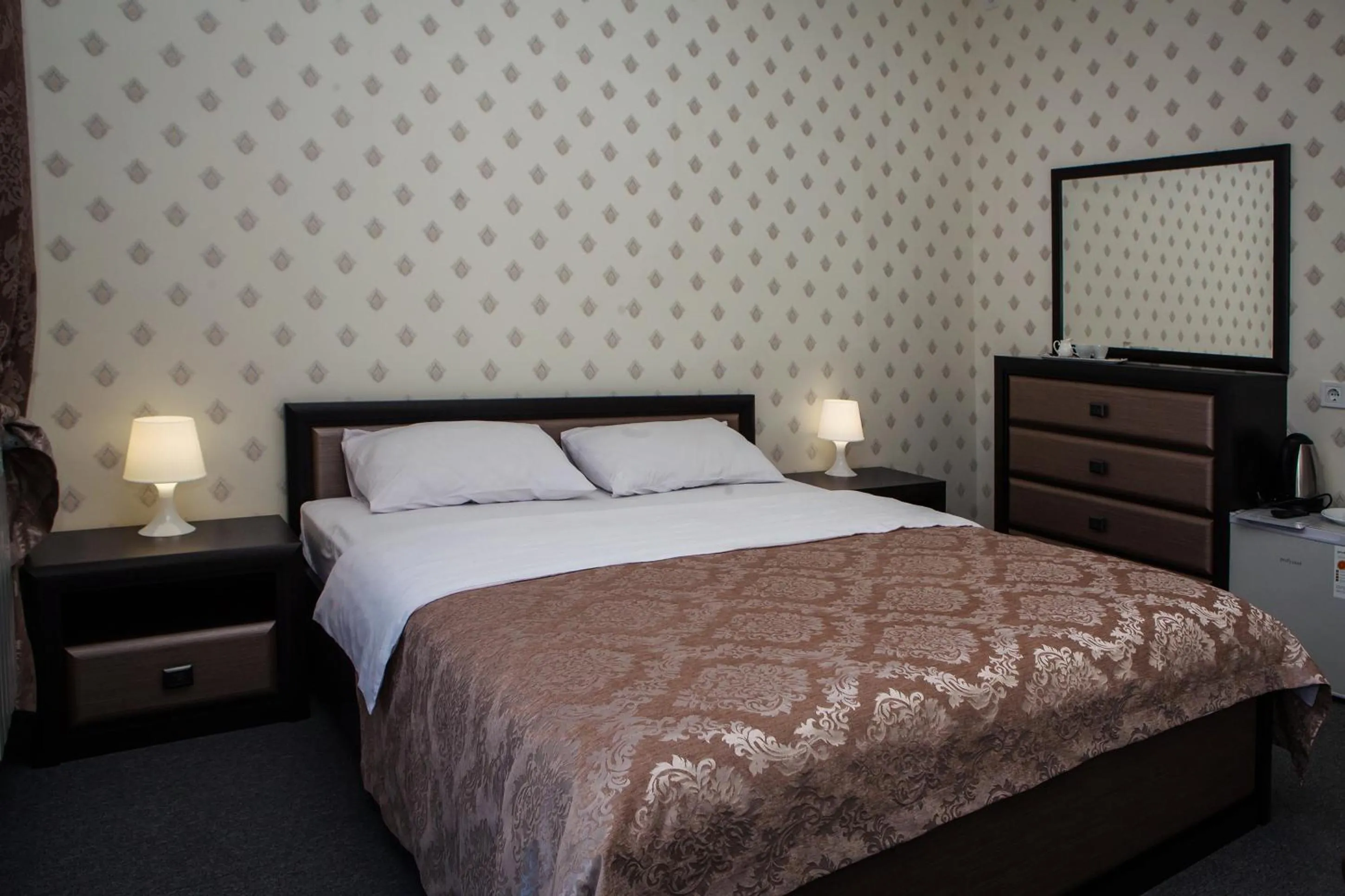 Bedroom, Bed in Mini Hotel Ryleev