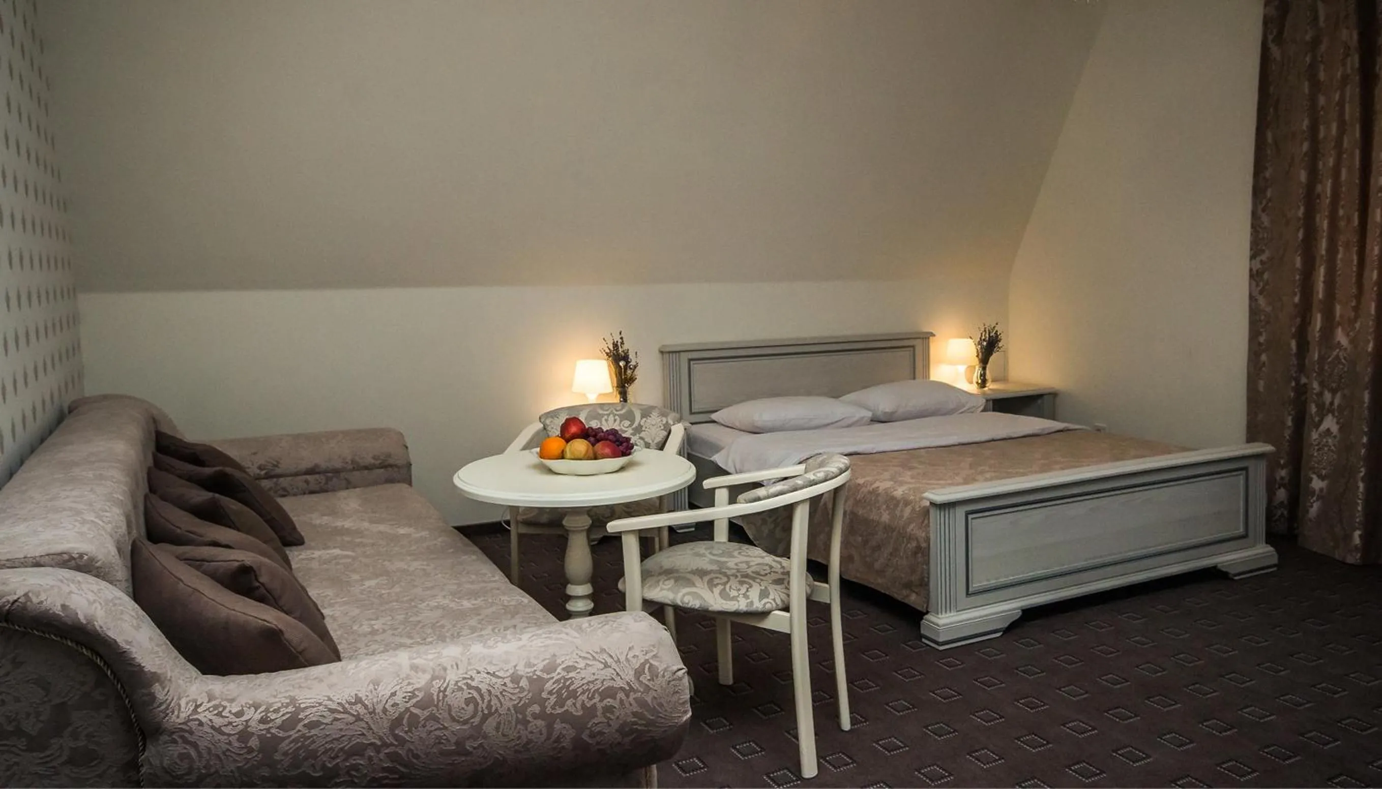 Bedroom, Bed in Mini Hotel Ryleev