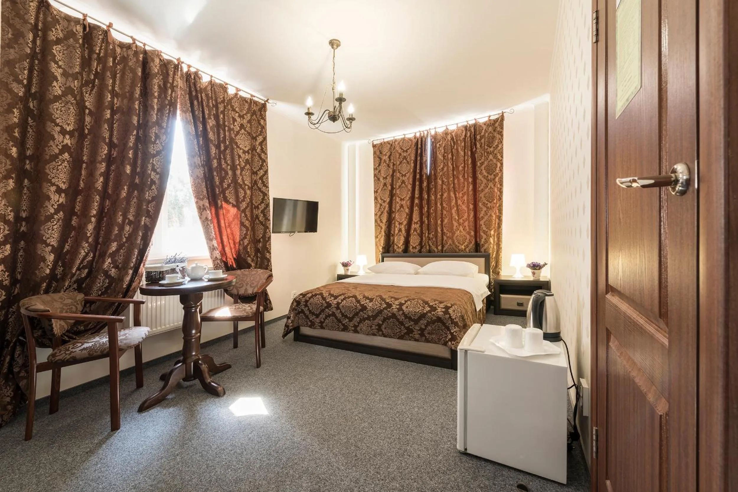 Bed in Mini Hotel Ryleev