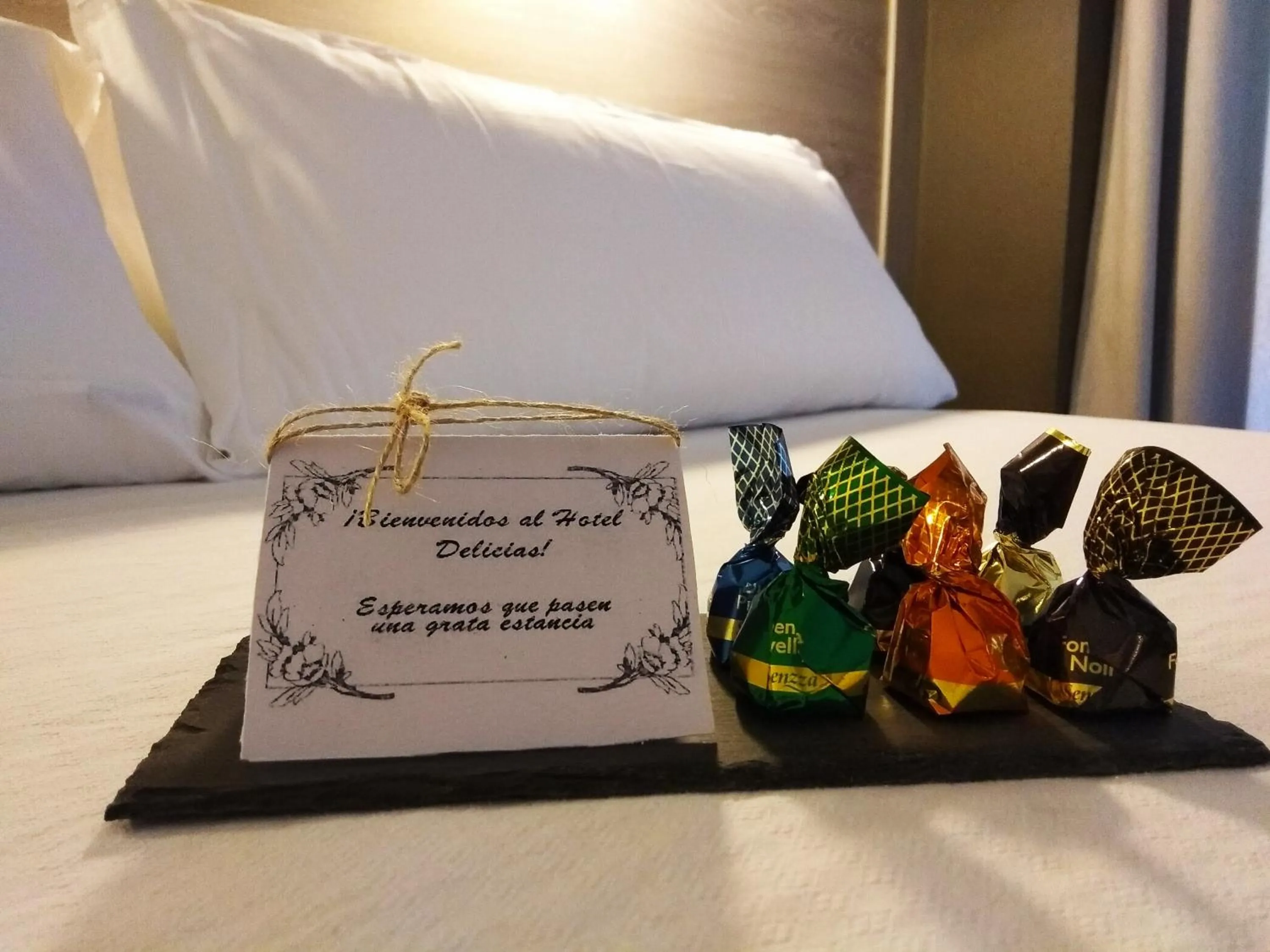 Logo/Certificate/Sign, Bed in Hotel Delicias