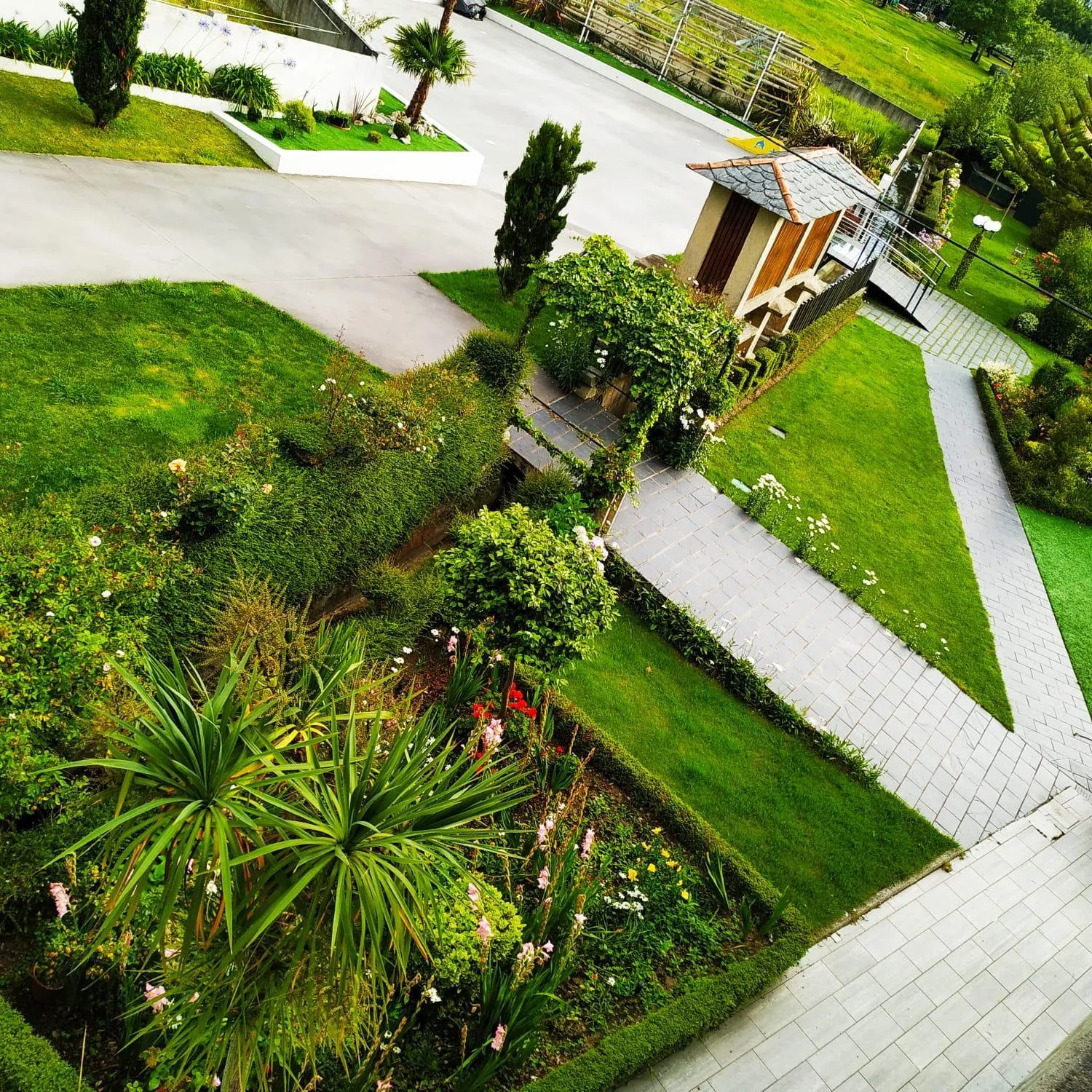 Garden in Hotel Aguadoce - Louzao