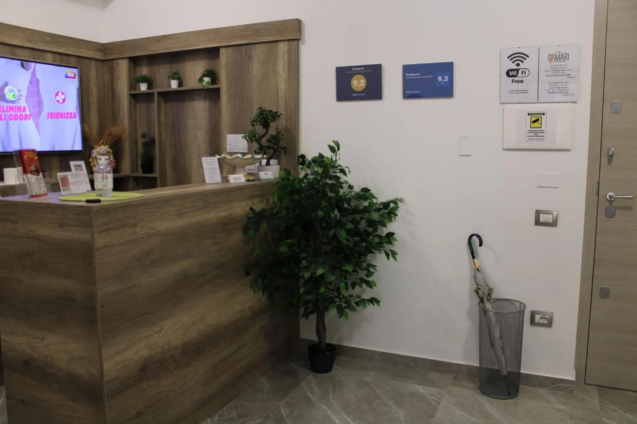 Lobby or reception in B&B D'Amari Affittacamere