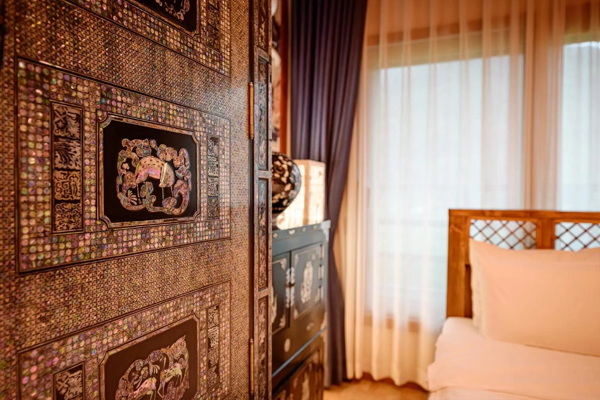 Bedroom in Royal Room of King Hotel