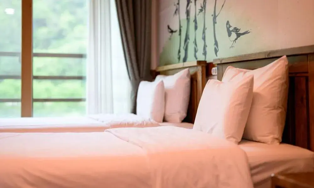 Bed in Jeonju Wangyijimil Hanok Hotel Bed in Jeonju Wangyijimil Hanok Hotel