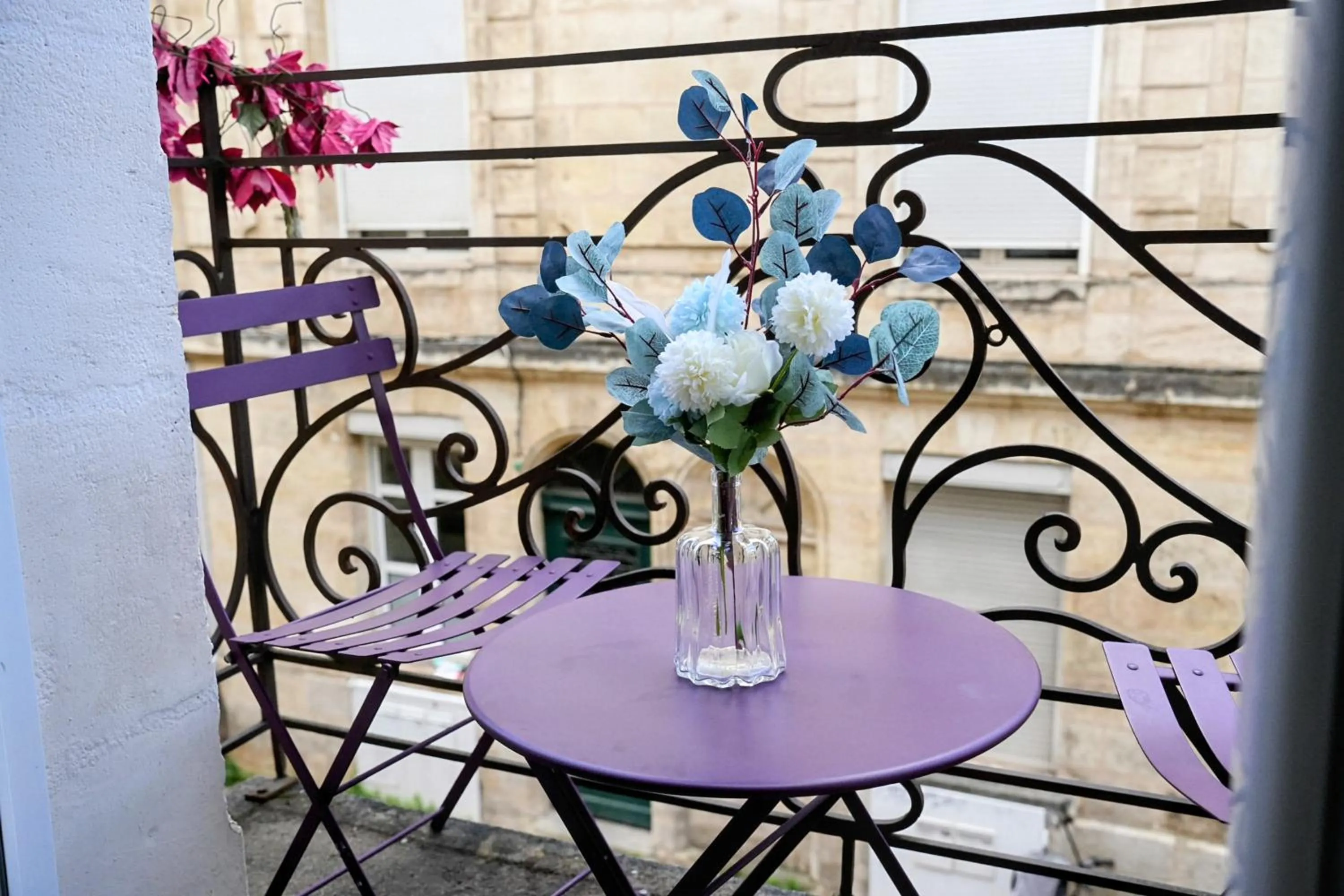 Balcony/Terrace in Au Coeur de Bordeaux B&B