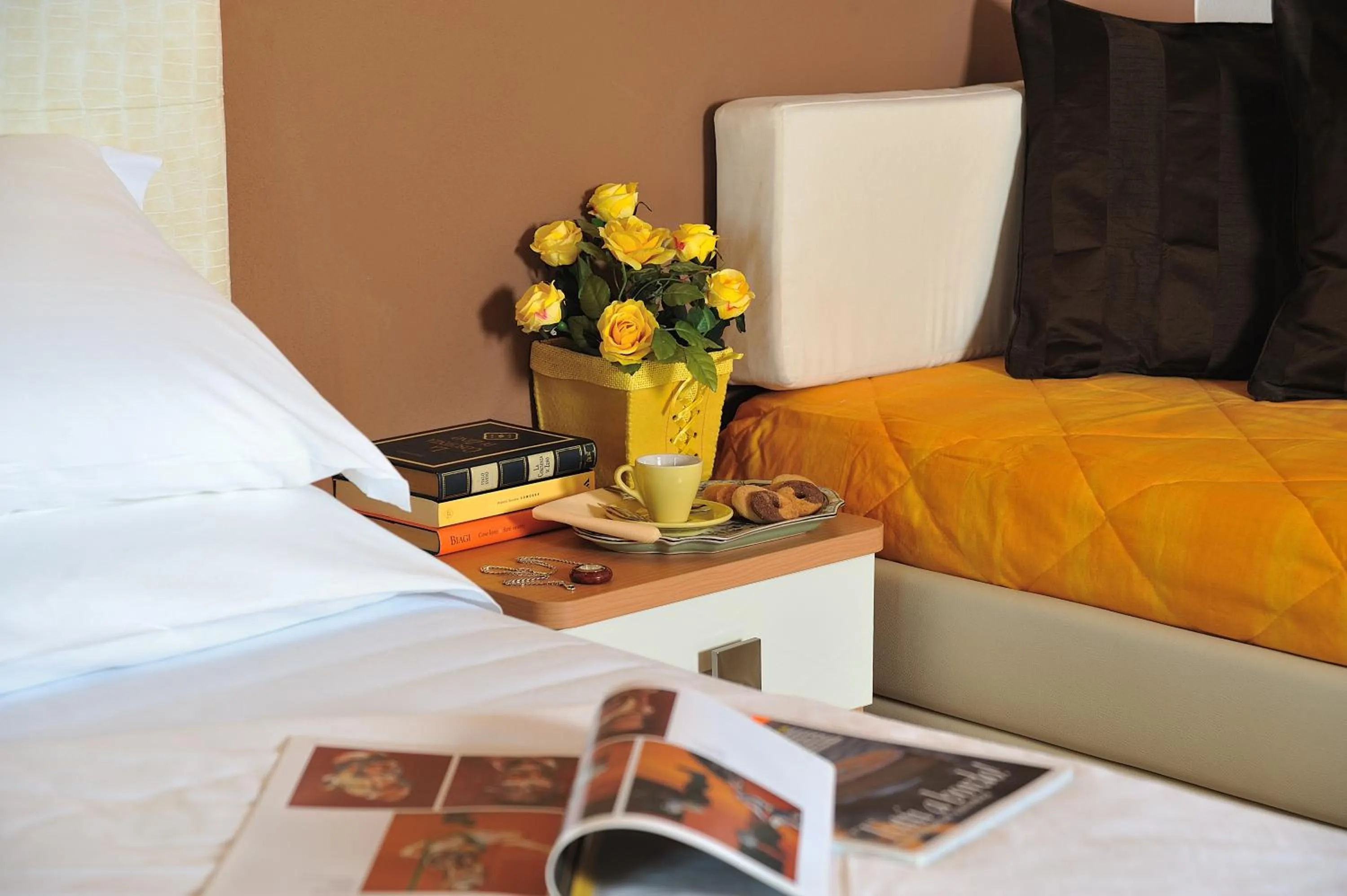 Decorative detail, Bed in Hotel Favorita