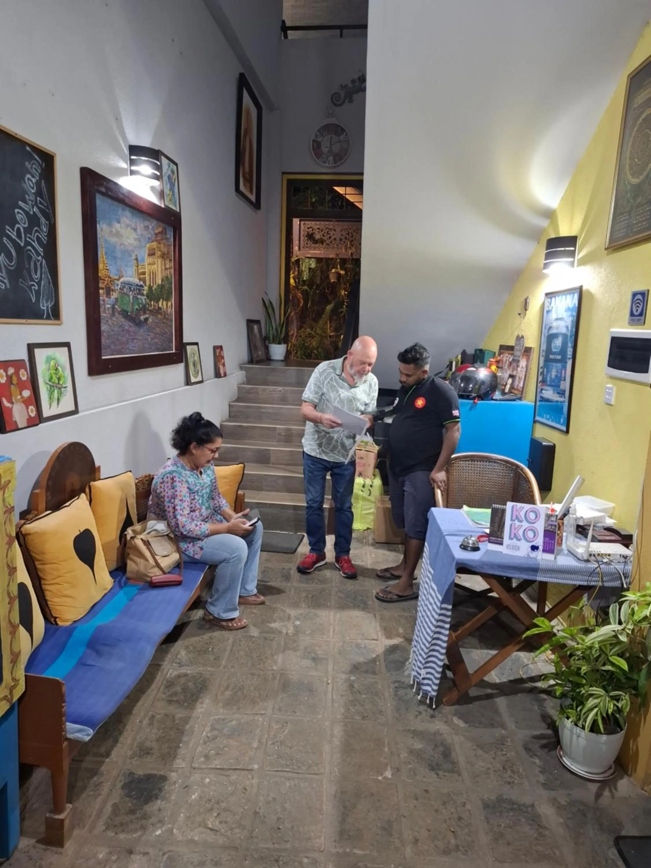 Seating area in Blue Pillars Kandy