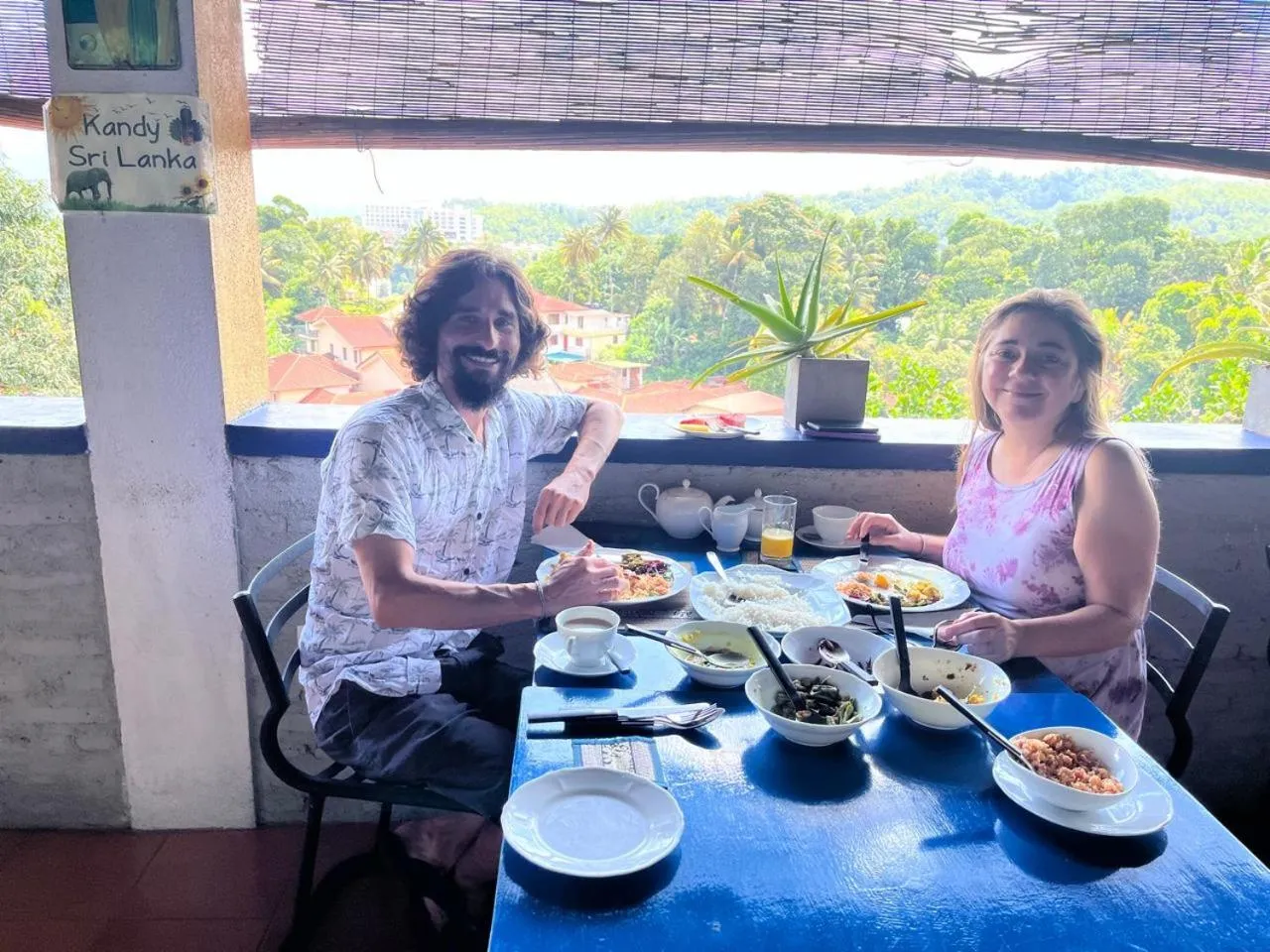 Breakfast in Blue Pillars Kandy