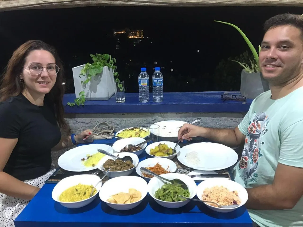 Food in Blue Pillars Kandy