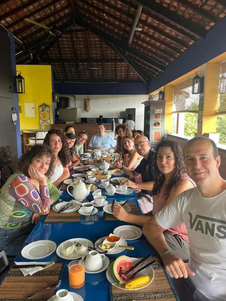 group of guests in Blue Pillars Kandy
