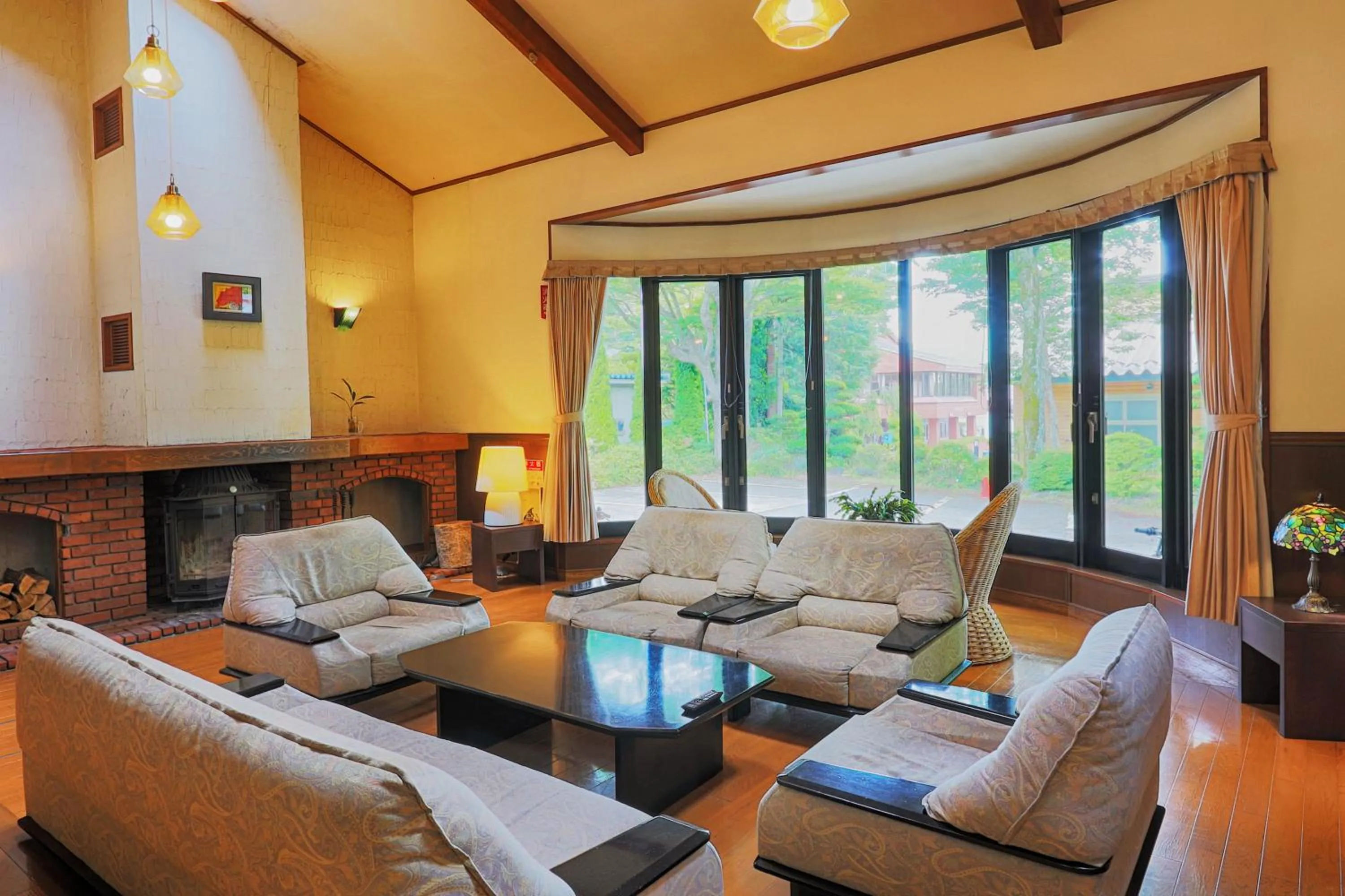 Lobby or reception in Hatago Tsubakiya