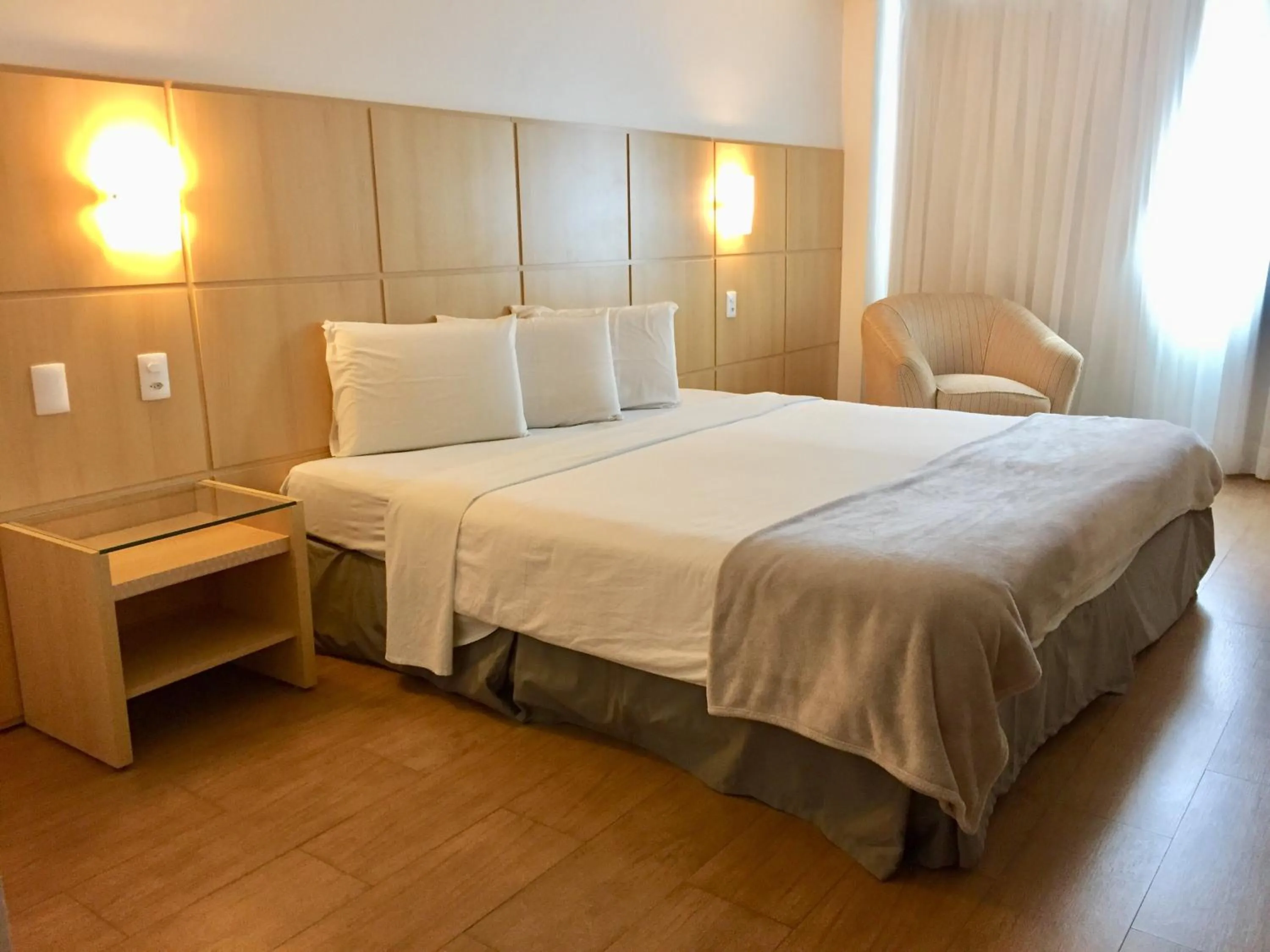 Bed in Atlantico Sul Hotel