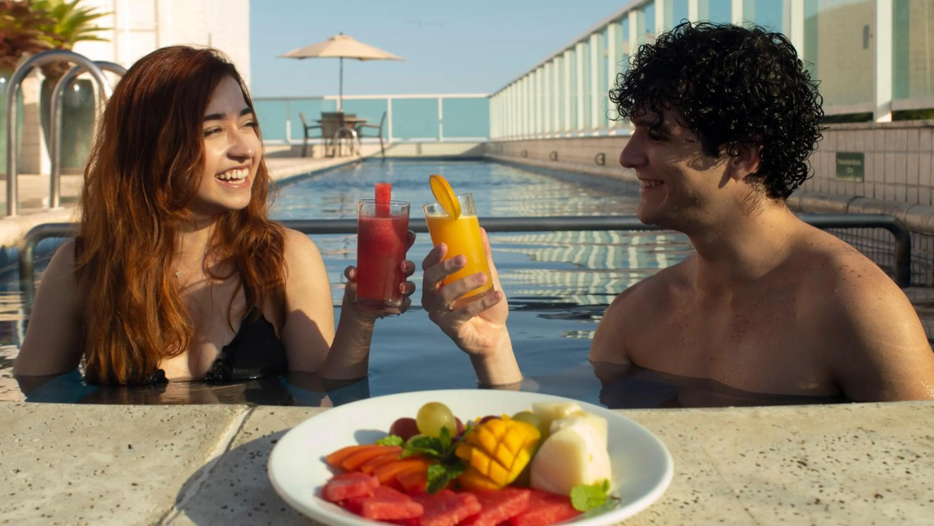 Swimming pool in Atlantico Sul Hotel