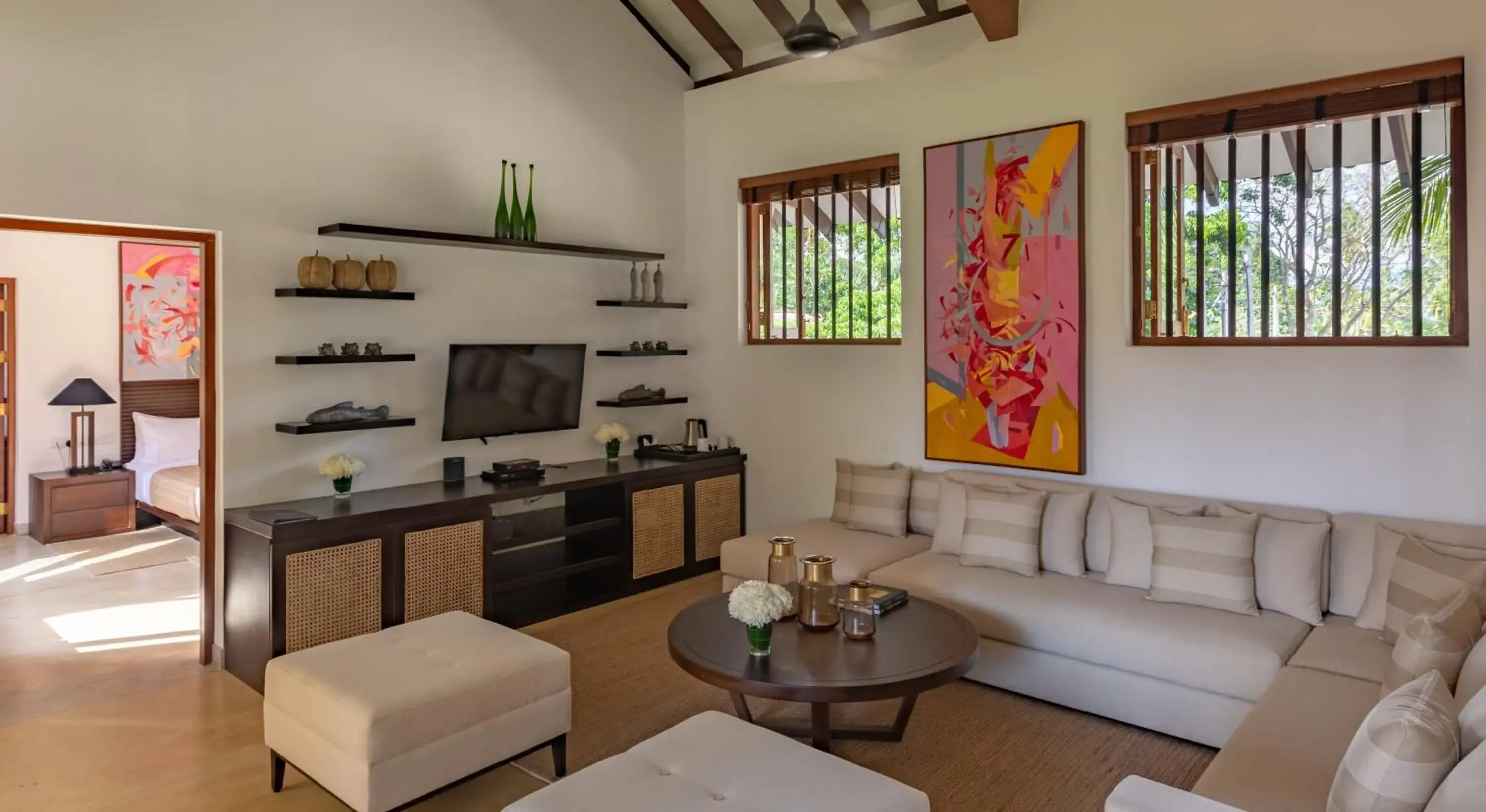 Living room in Taru Villas The Long House - Bentota Living room in Taru Villas The Long House - Bentota