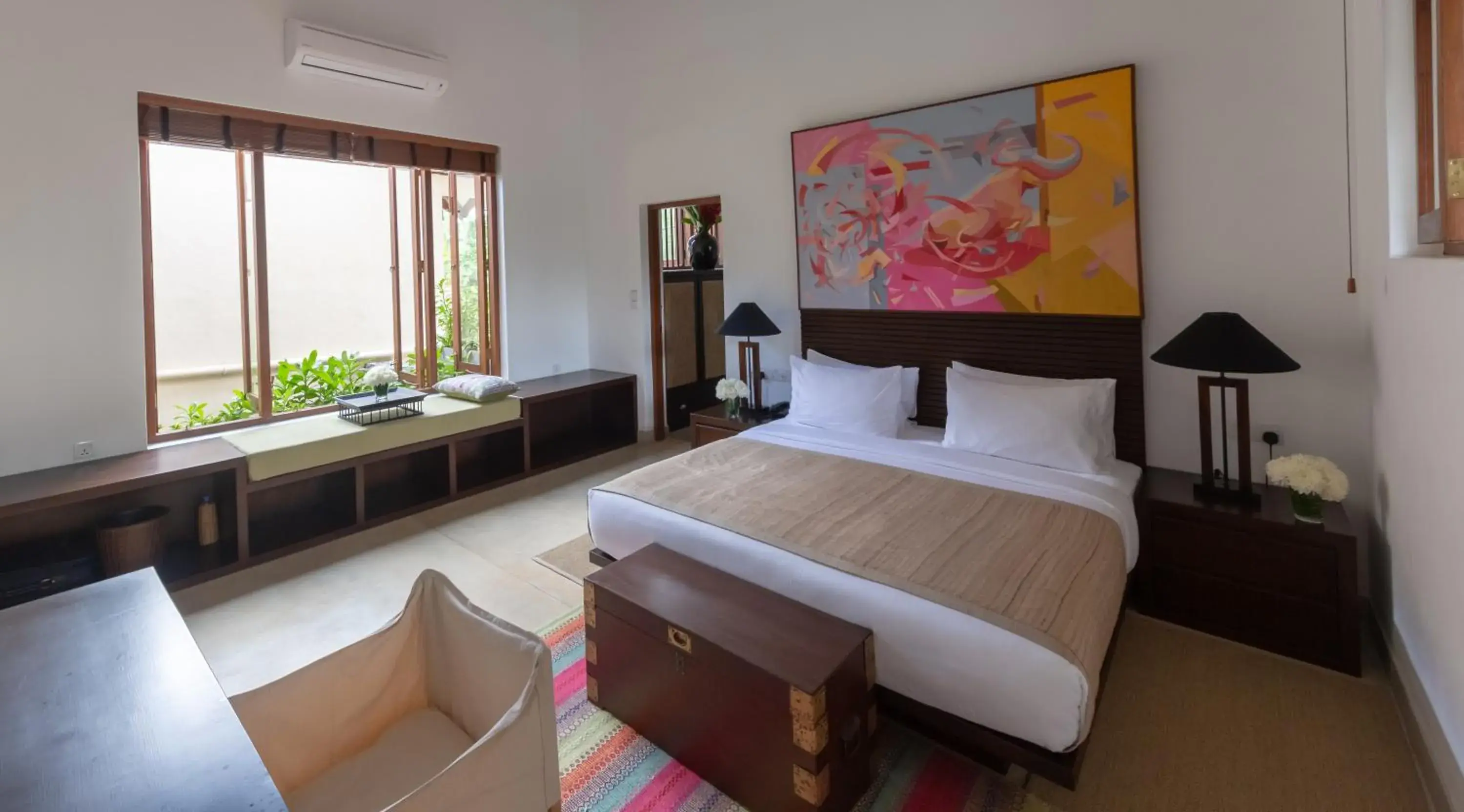 Bed in Taru Villas The Long House - Bentota Bed in Taru Villas The Long House - Bentota