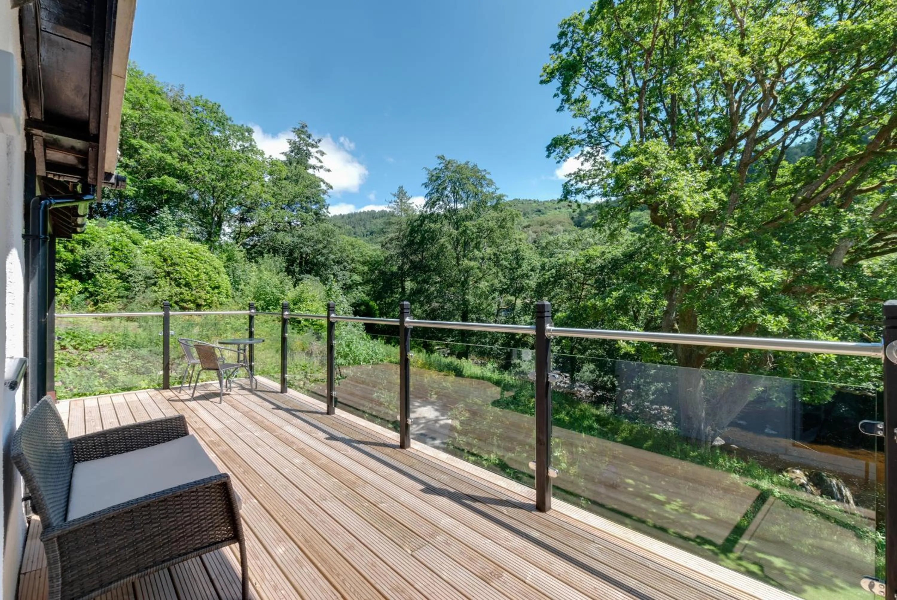 Balcony/Terrace in Craig-y-Dderwen Riverside Hotel