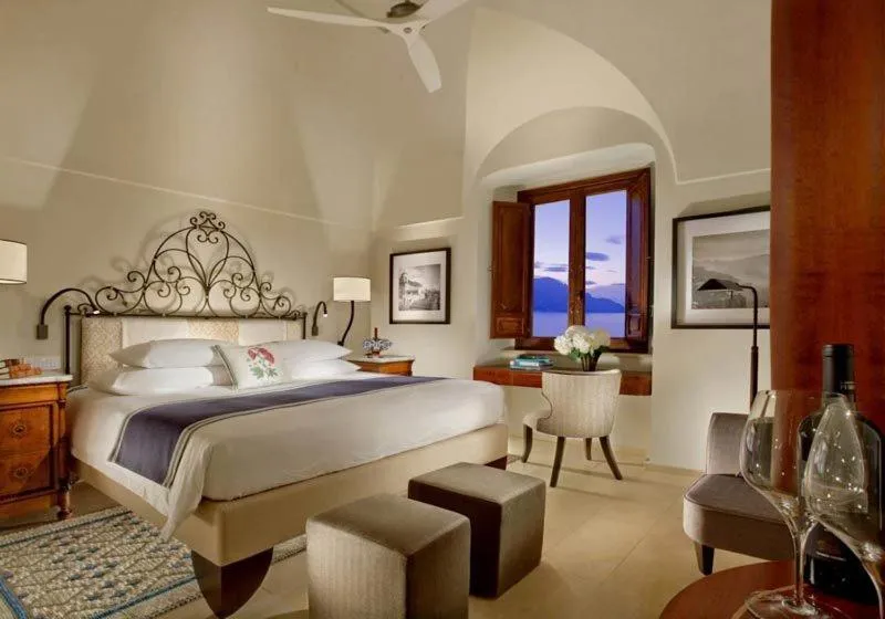 Photo of the whole room, Bed in Monastero Santa Rosa Hotel & Spa