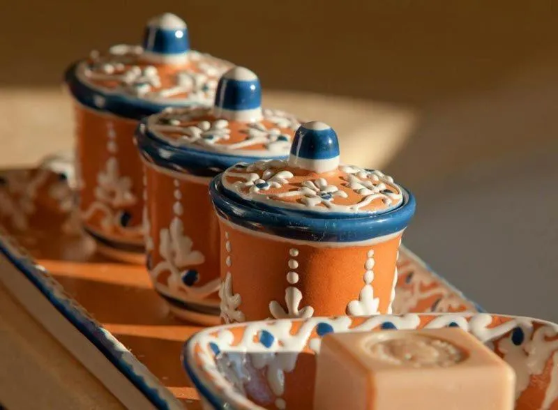 Decorative detail in Monastero Santa Rosa Hotel & Spa