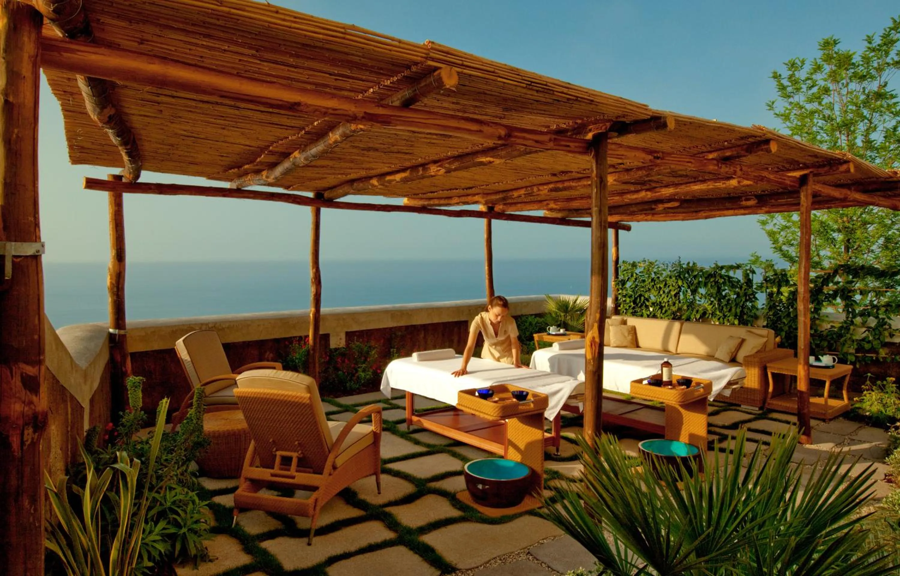 Balcony/Terrace in Monastero Santa Rosa Hotel & Spa