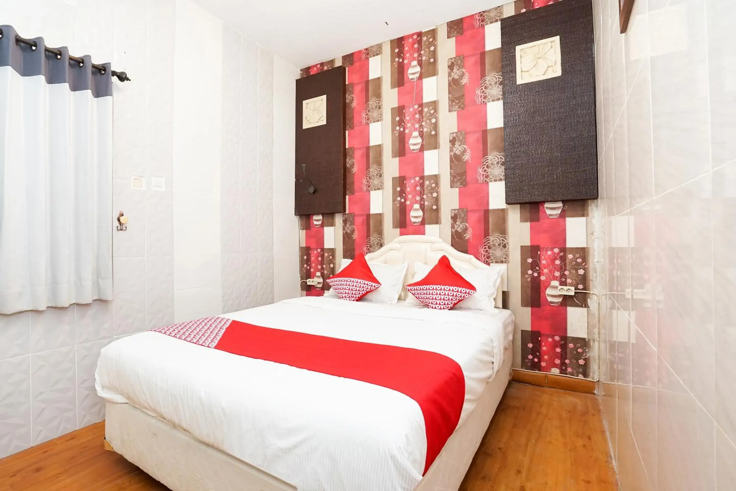 Bedroom, Bed in Hotel O Mojokerto Guesthouse Bedroom, Bed in Hotel O Mojokerto Guesthouse