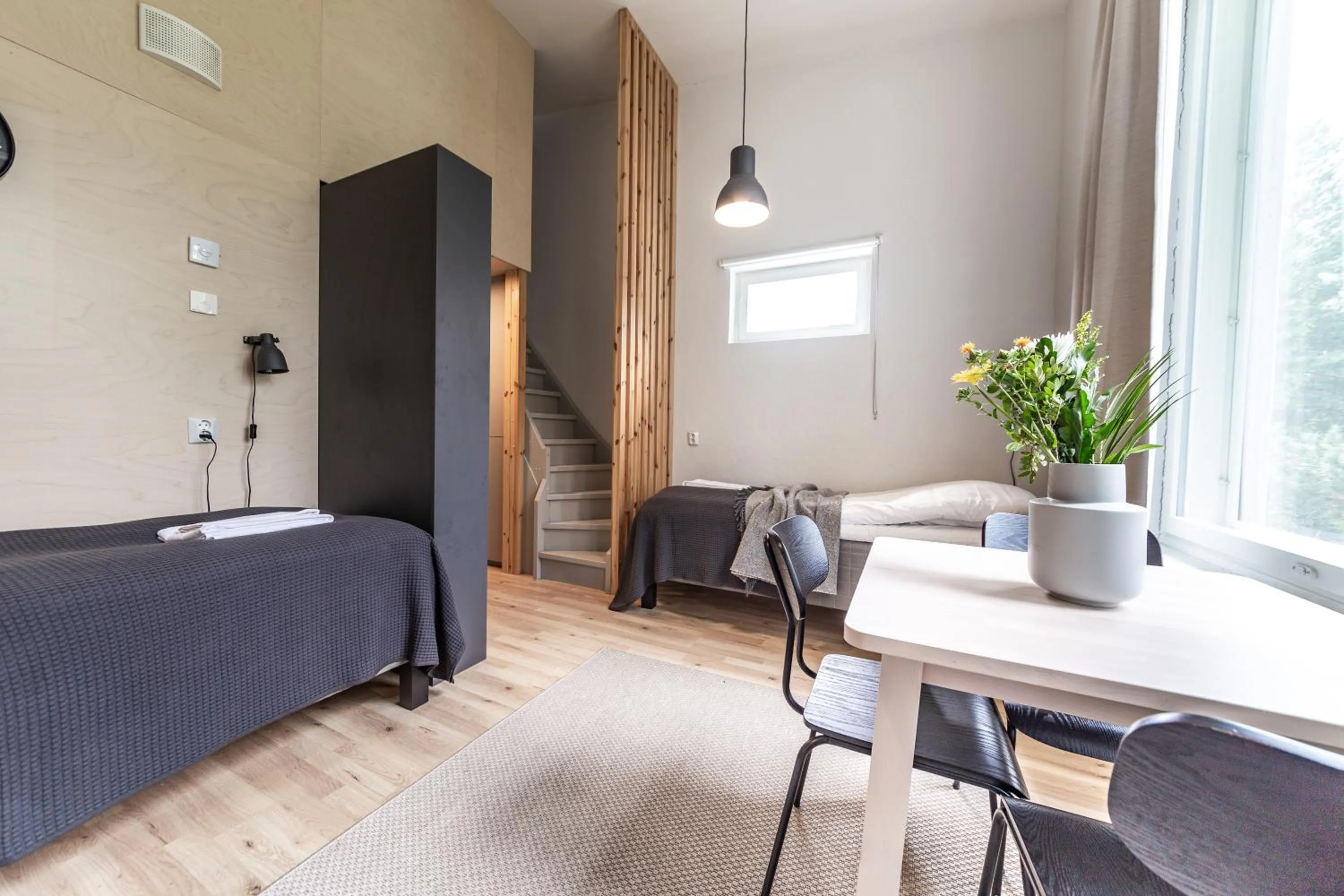 Bed in Spot Apartments Hiekkaharju