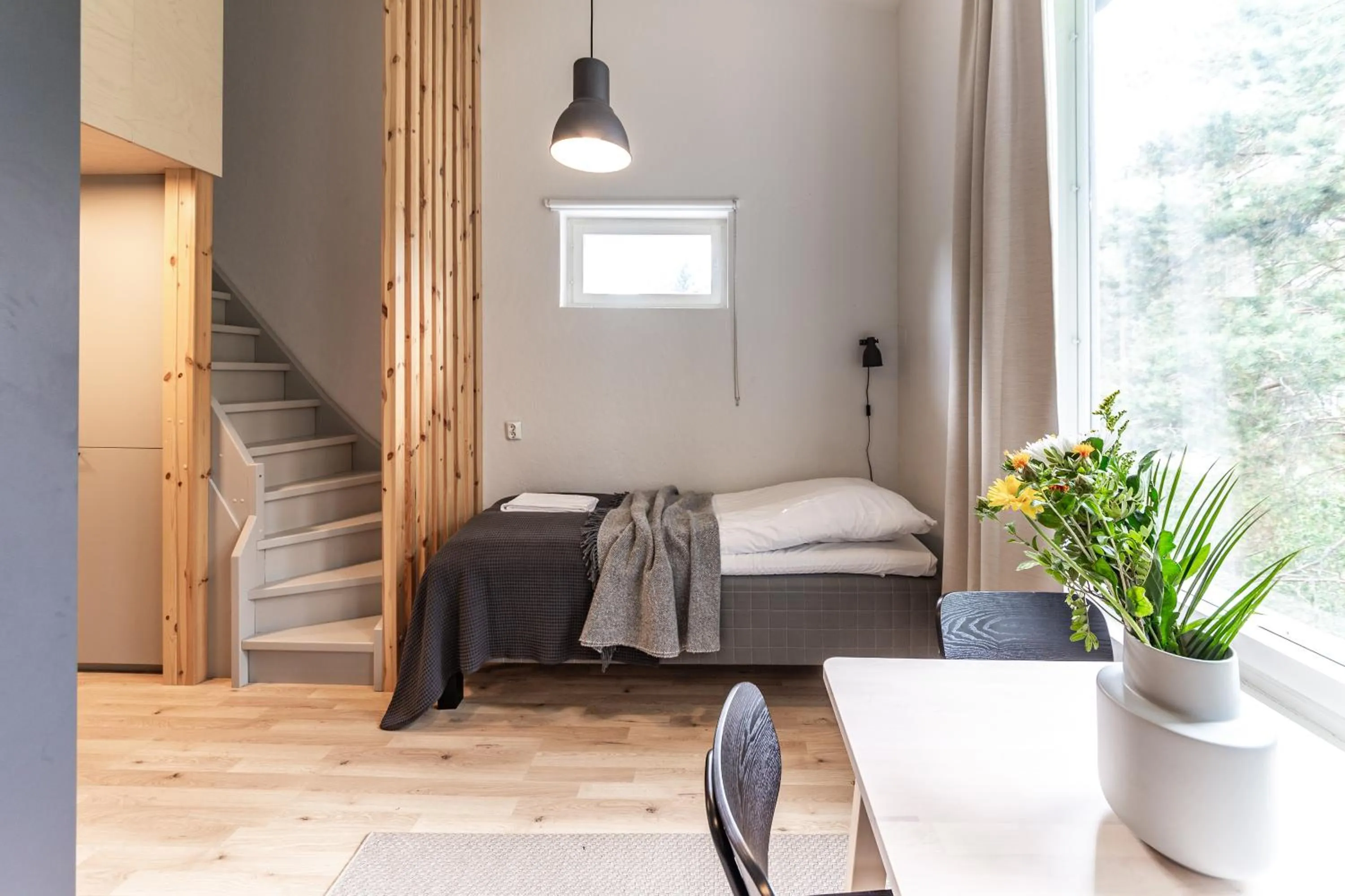 Bed in Spot Apartments Hiekkaharju