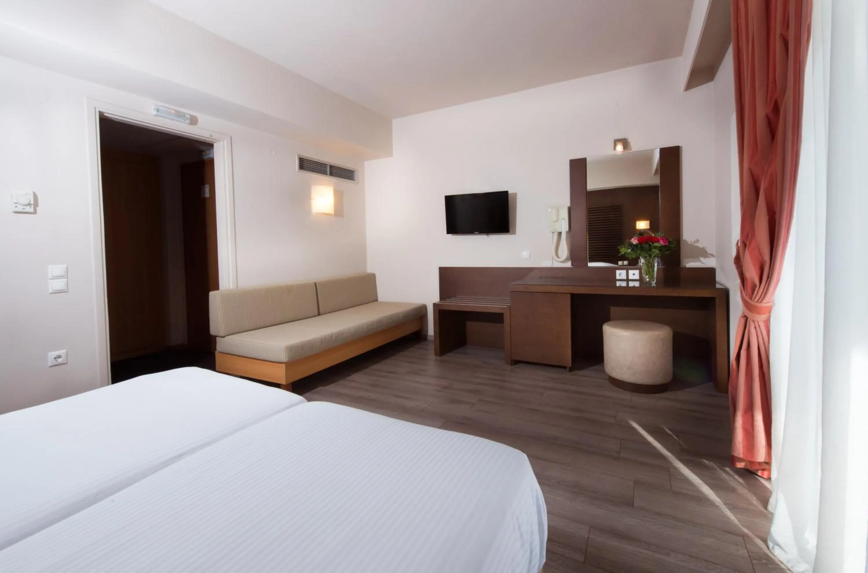 Bed in Agrinio Imperial Hotel