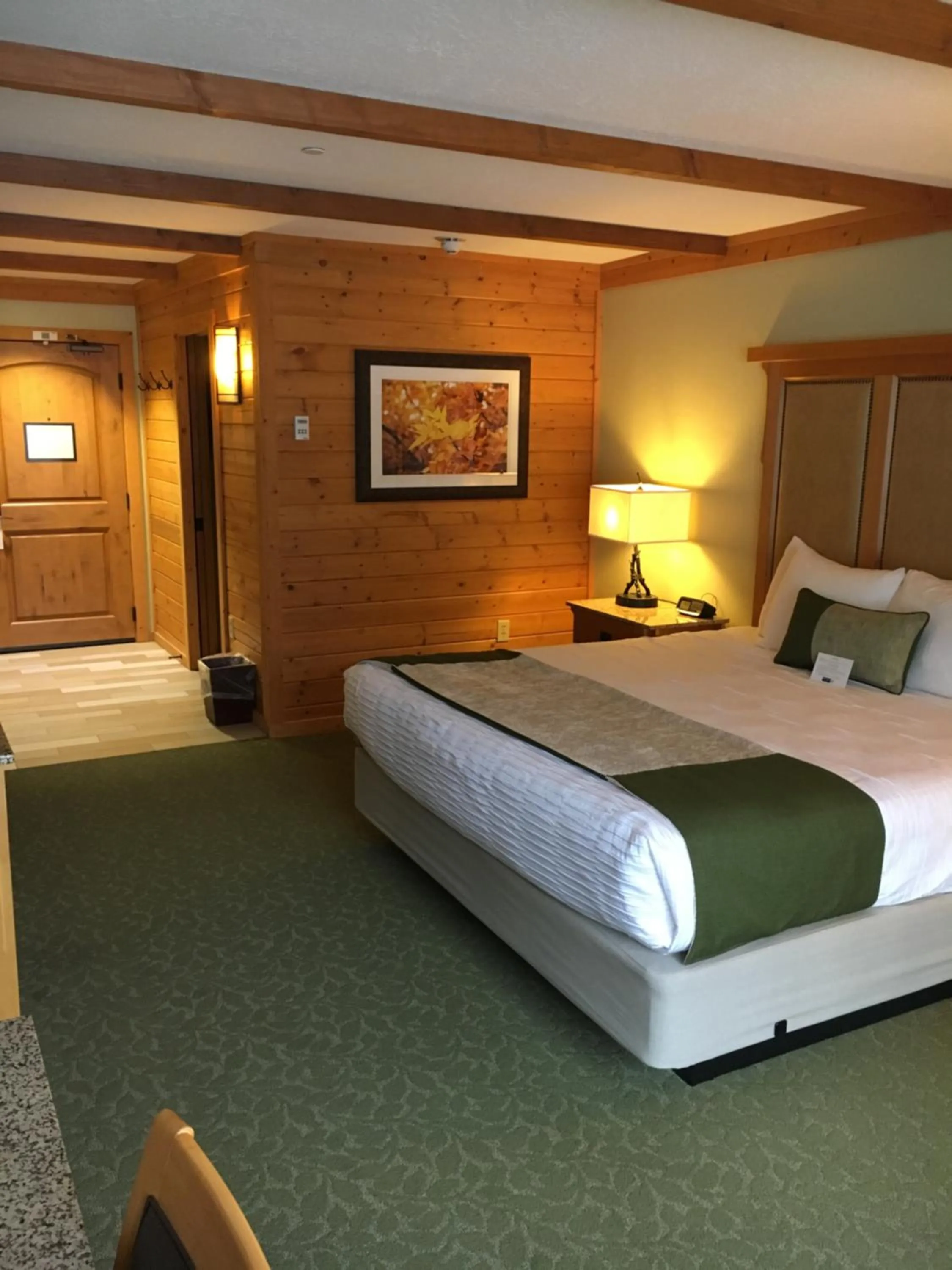 Bed in Brian Head Lodge