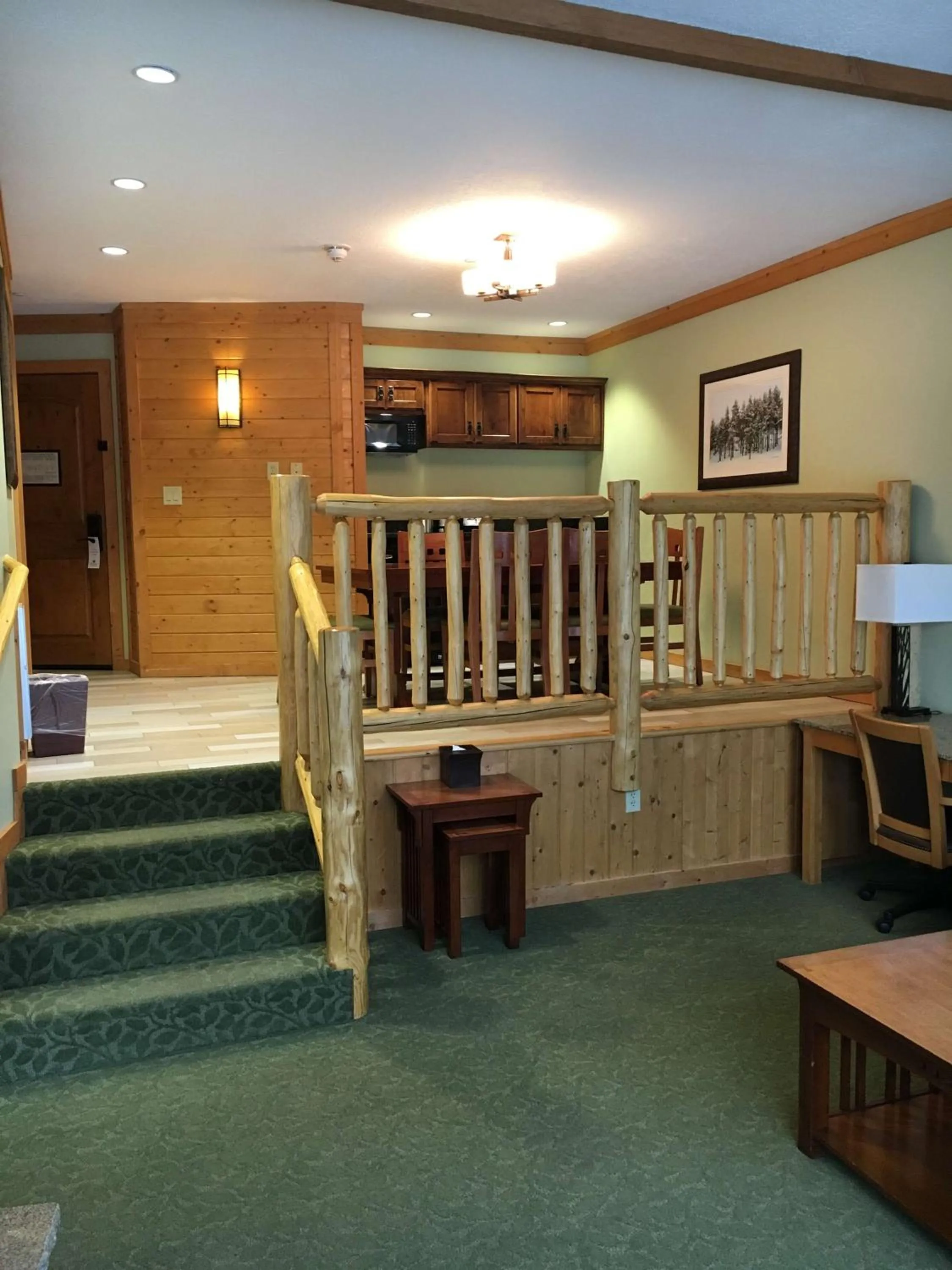 Living room in Brian Head Lodge