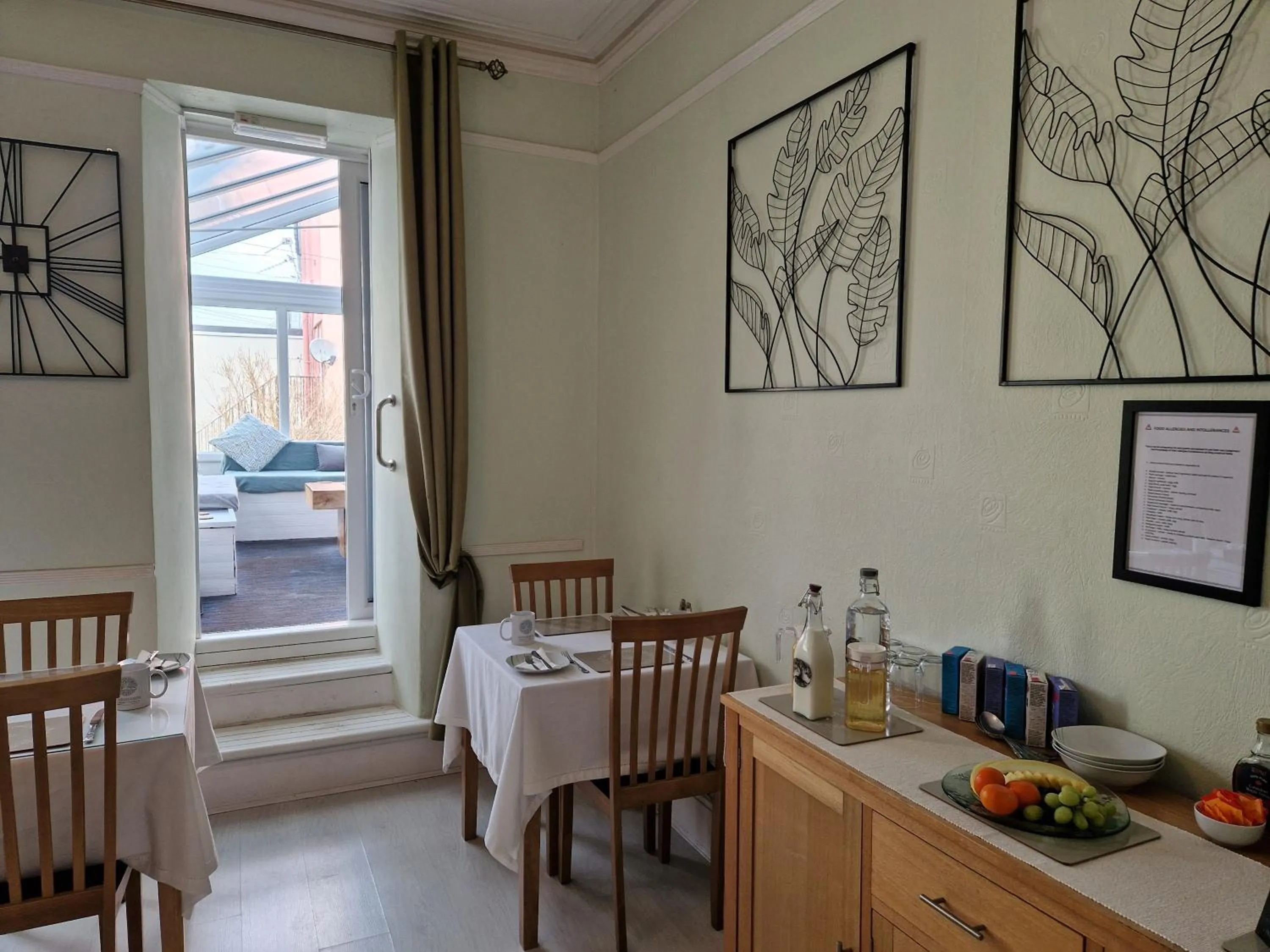 Dining area in Ambassador Guest House