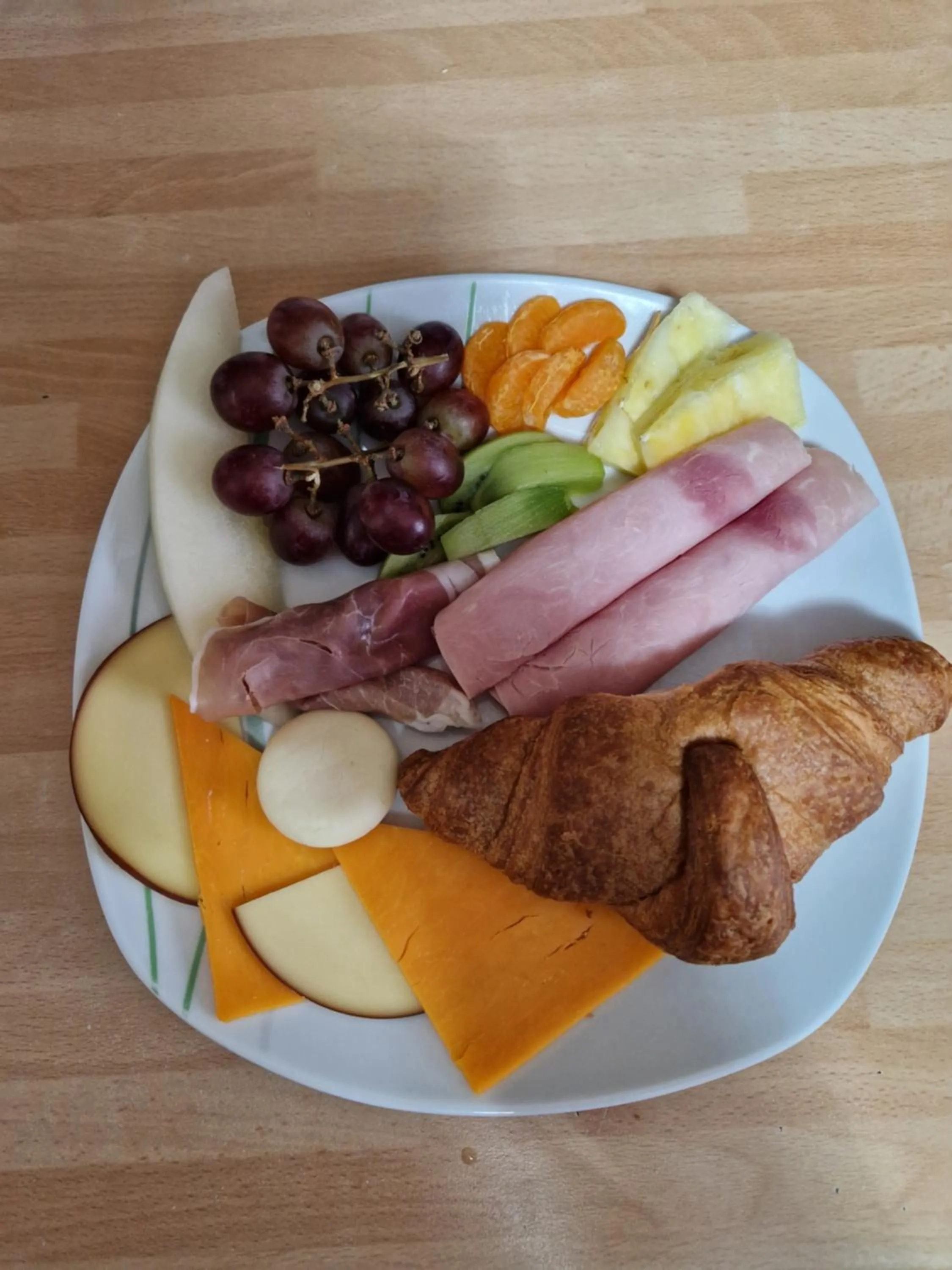 Continental breakfast in Ambassador Guest House