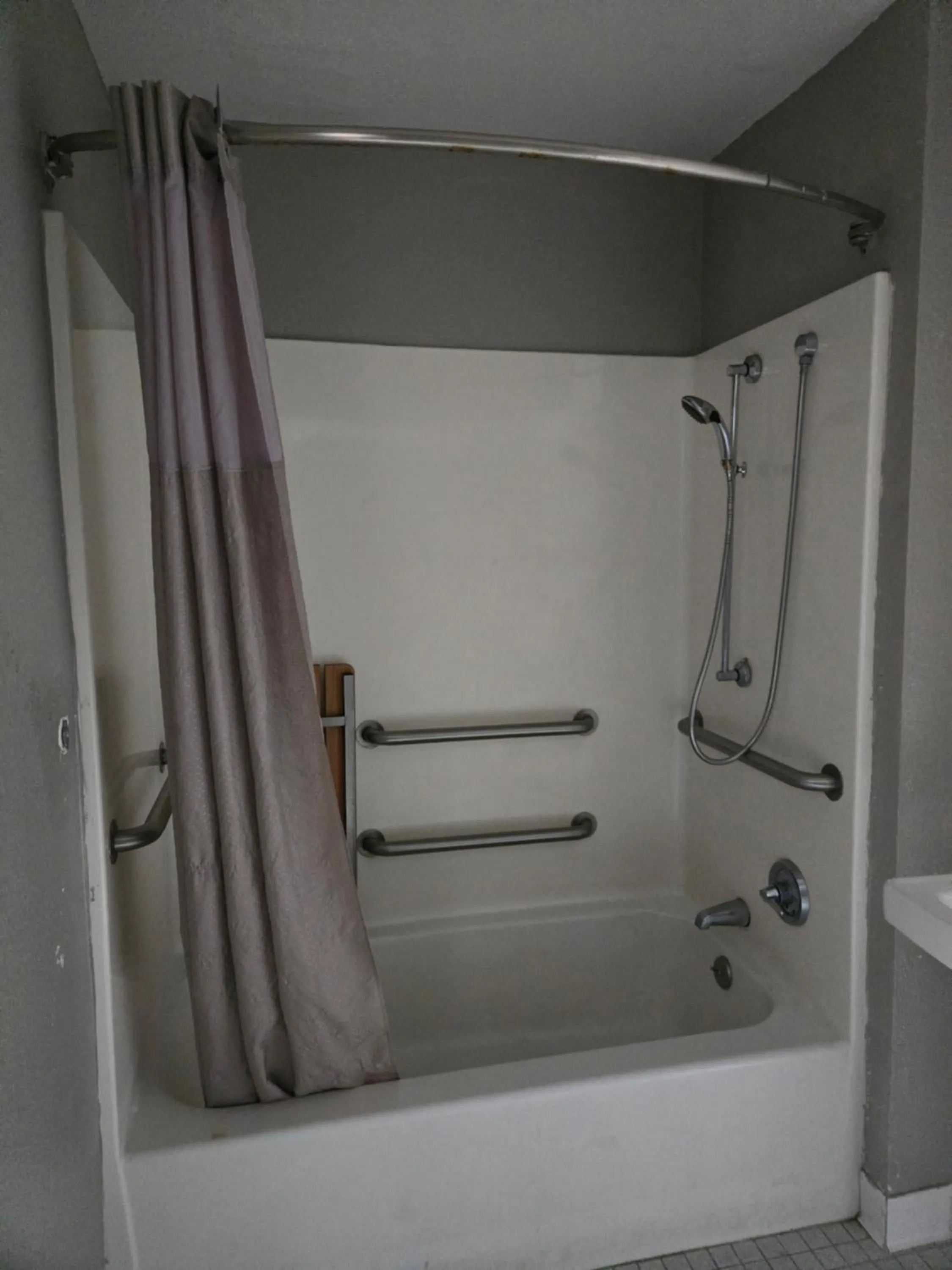 Bathroom in Super 8 by Wyndham Tracy