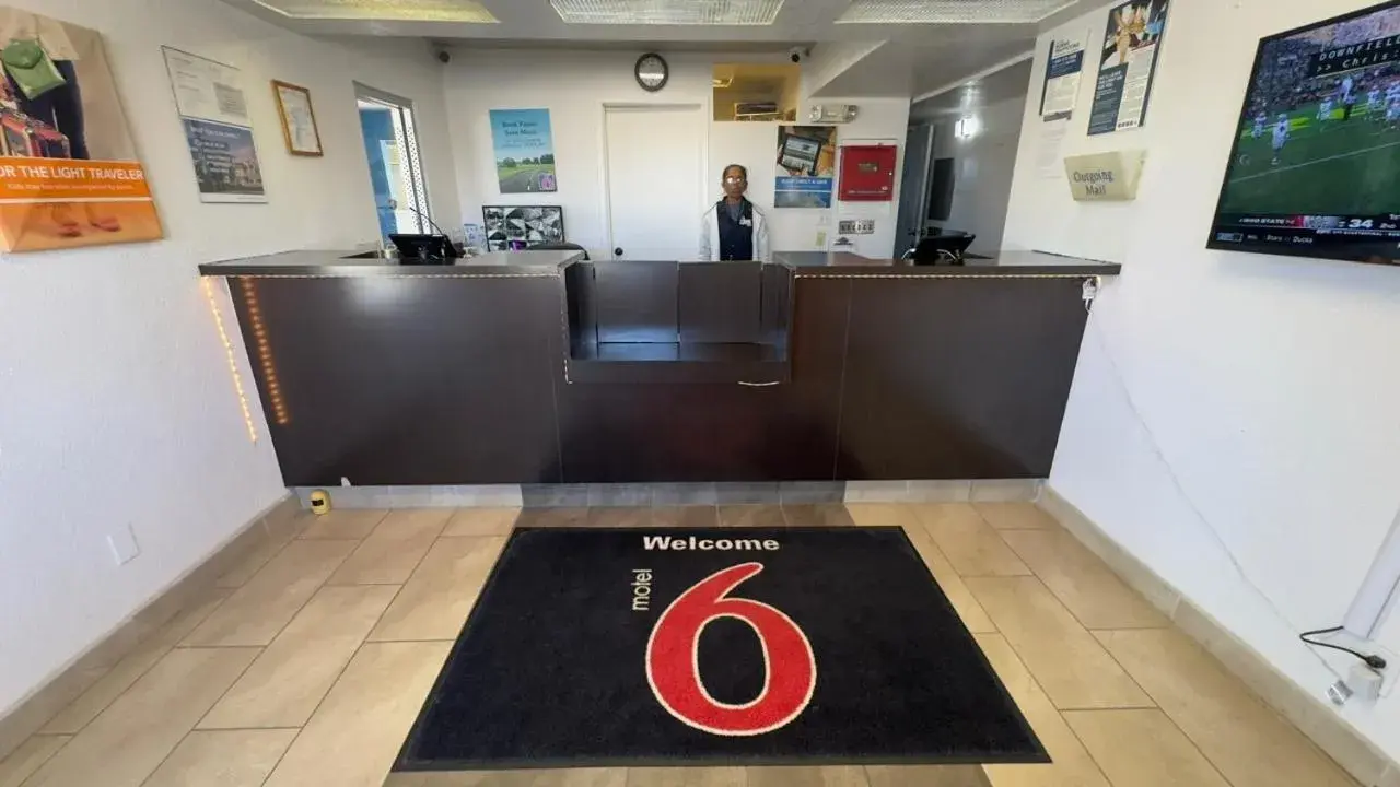Lobby or reception in Motel 6-Grants, NM Lobby or reception in Motel 6-Grants, NM