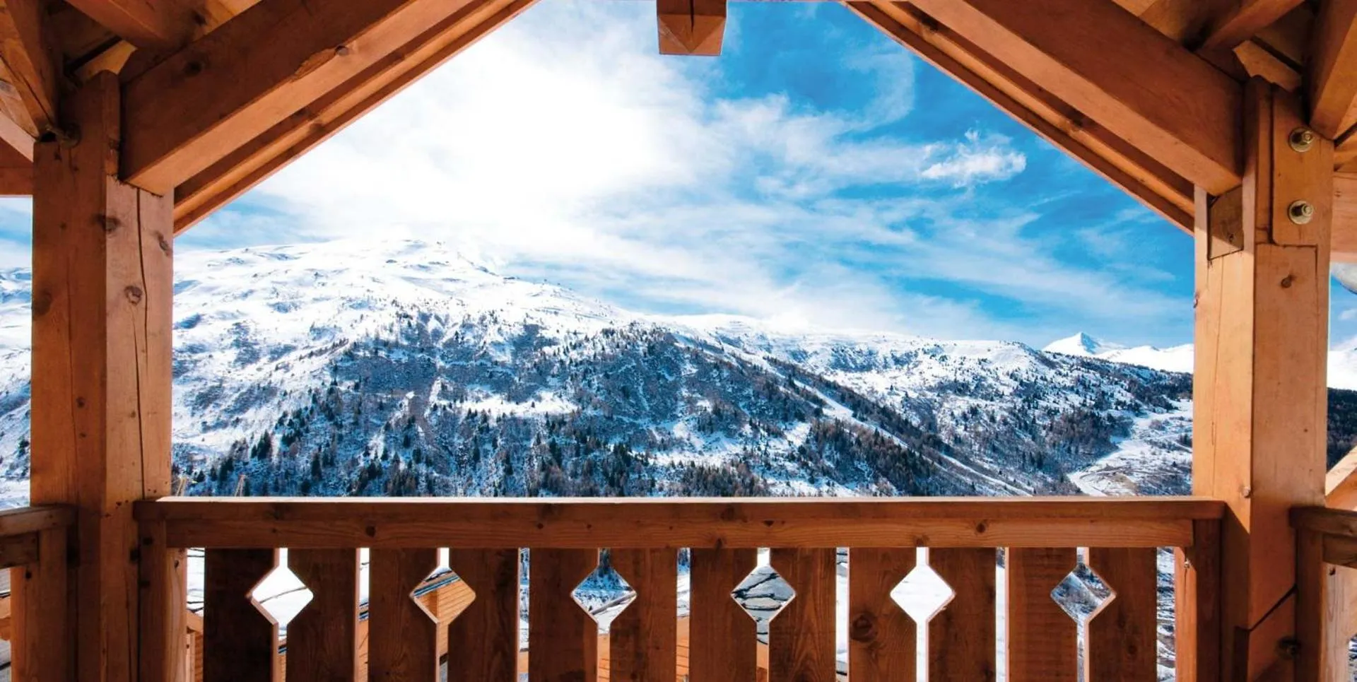 Mountain view in travelski home select - Chalets Le Grand Panorama II