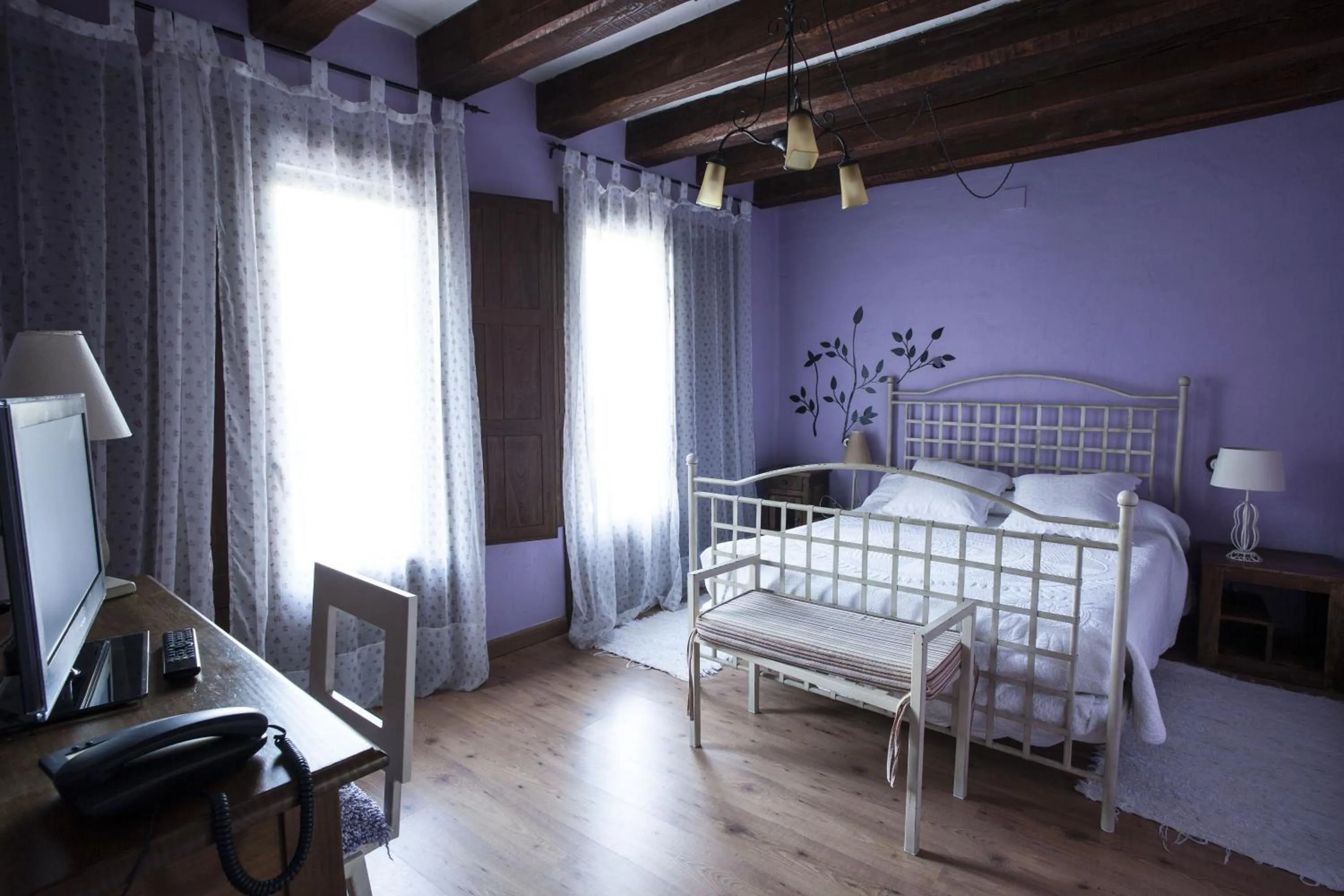 Bedroom, Bed in El Rincón de las Hoces del Duratón