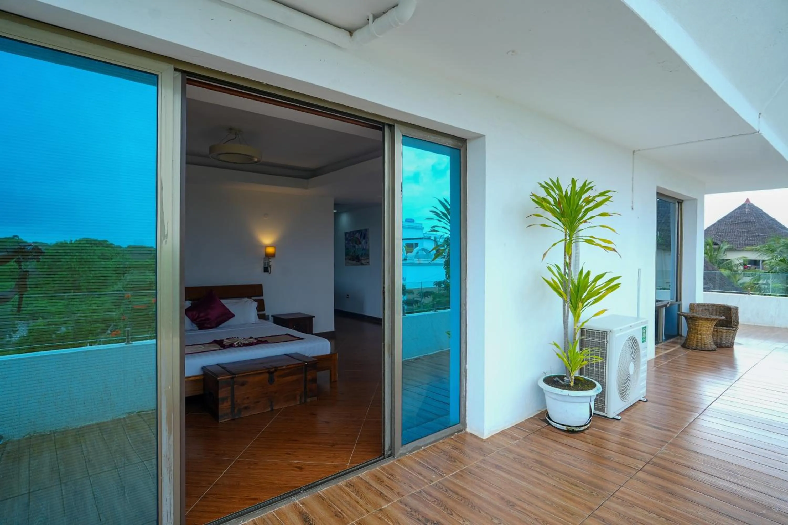 Balcony/Terrace, Bed in Seaclusion Diani
