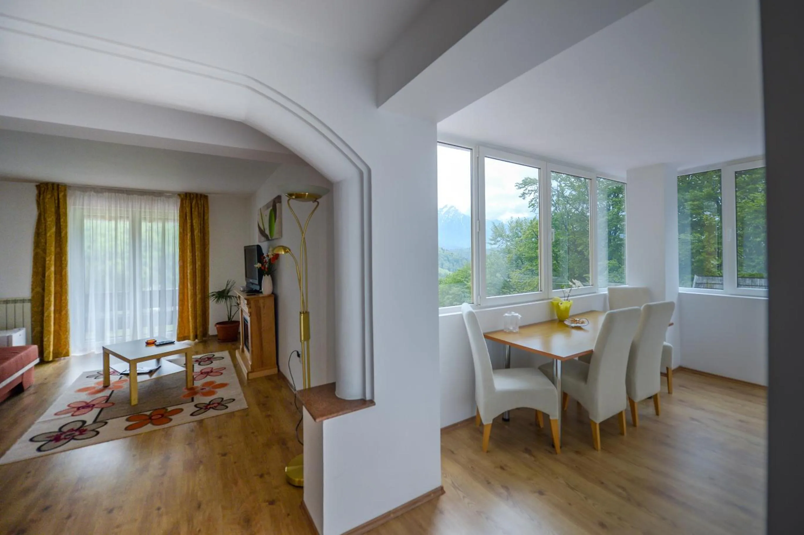 Living room in Cabana Trei Brazi