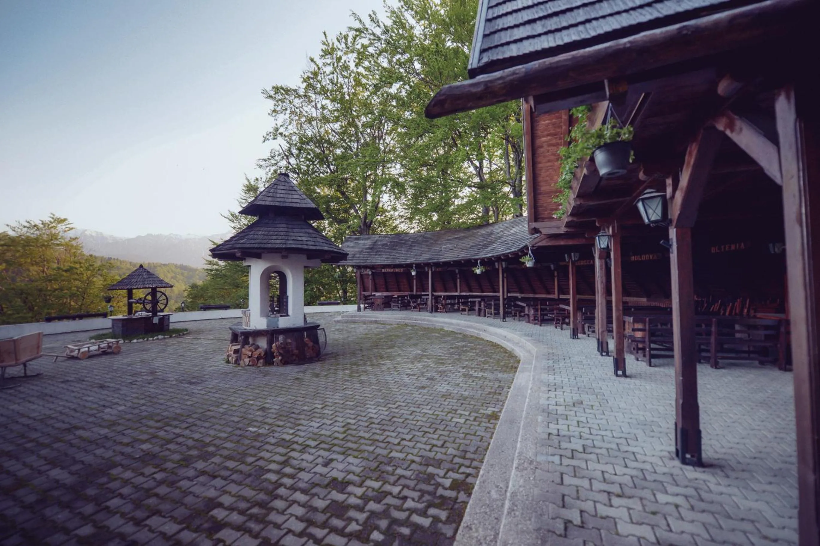 Facade/entrance in Cabana Trei Brazi