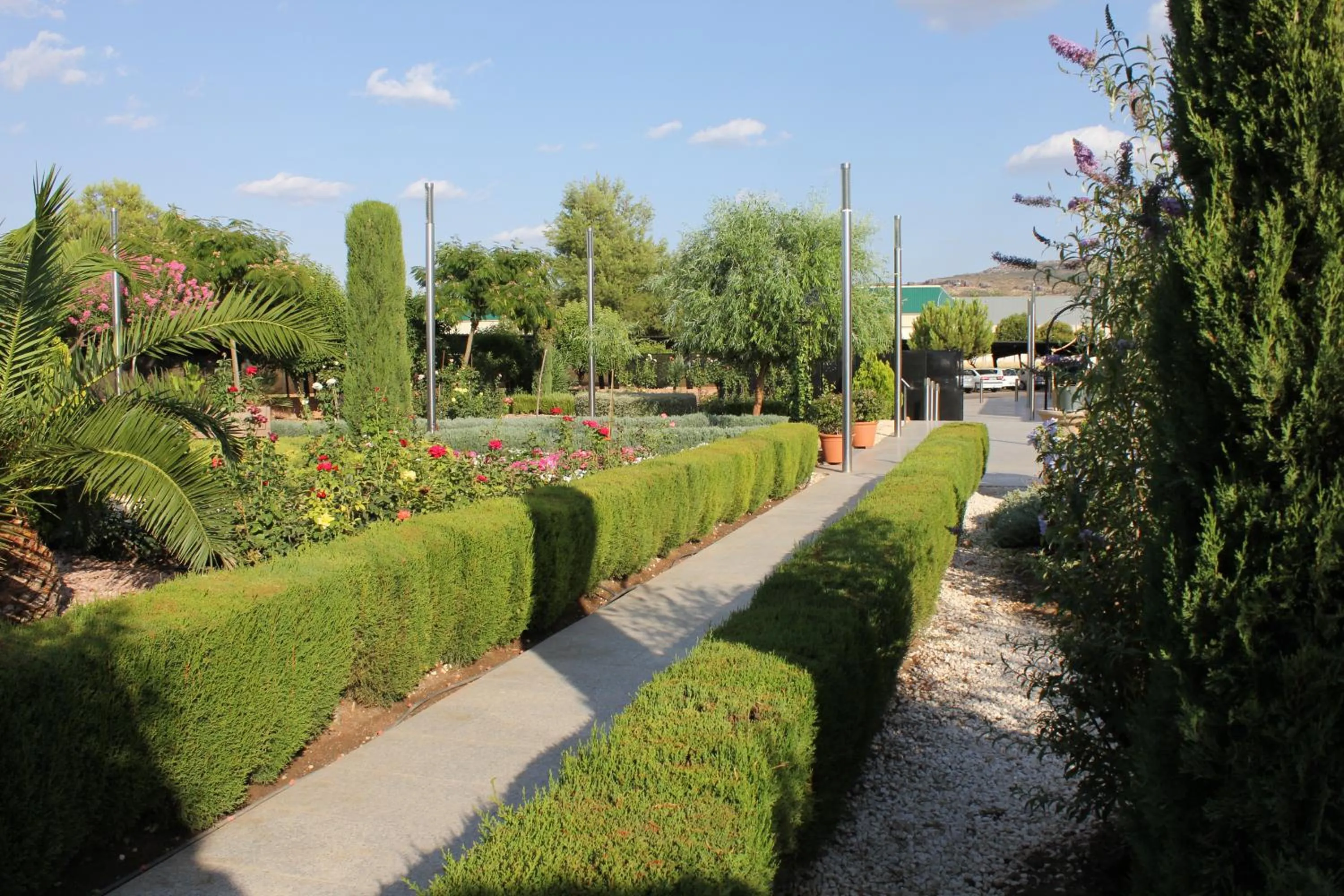Garden in Escuderos Hotel Cruz