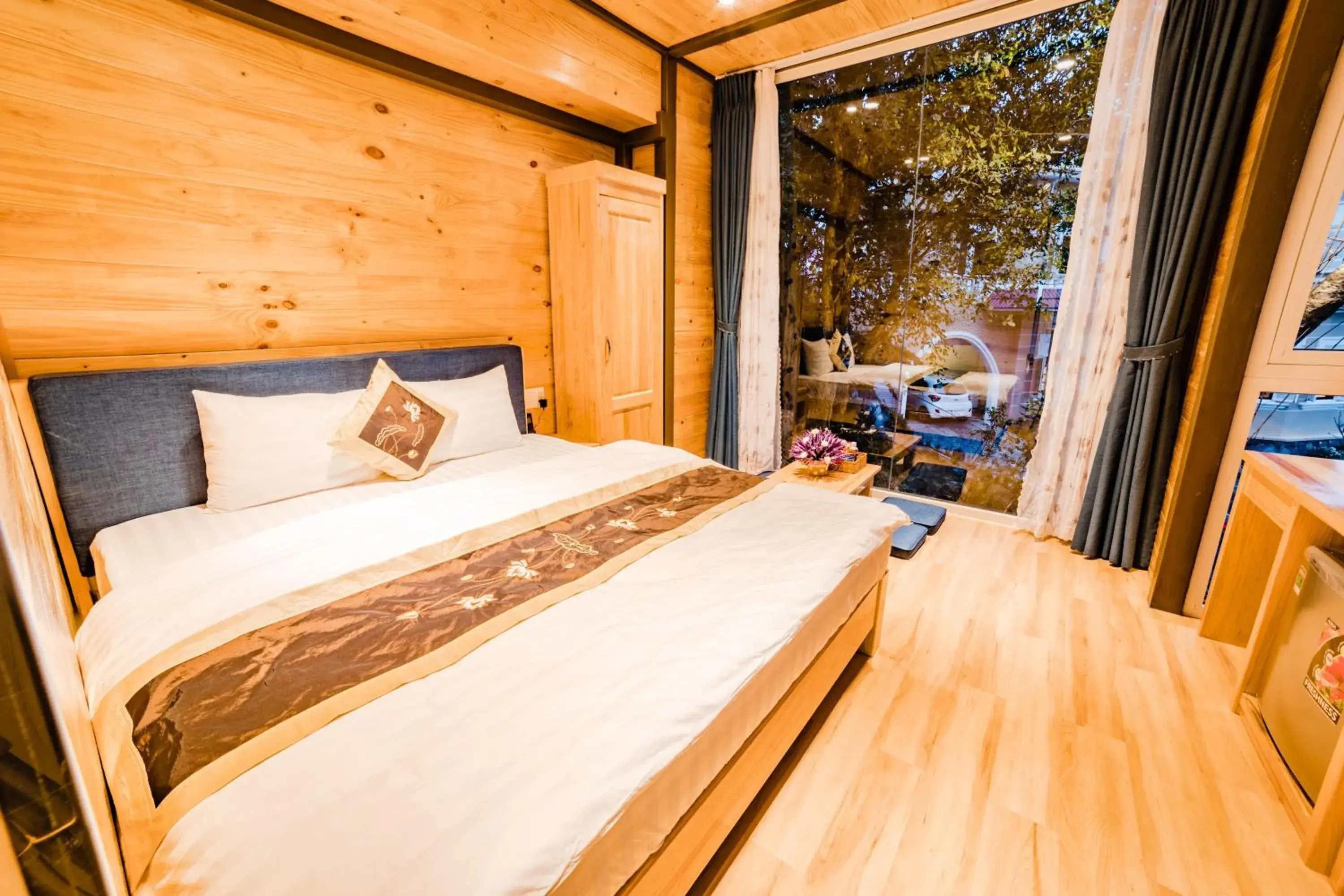 Bed in Dragon Dalat Villa Bed in Dragon Dalat Villa