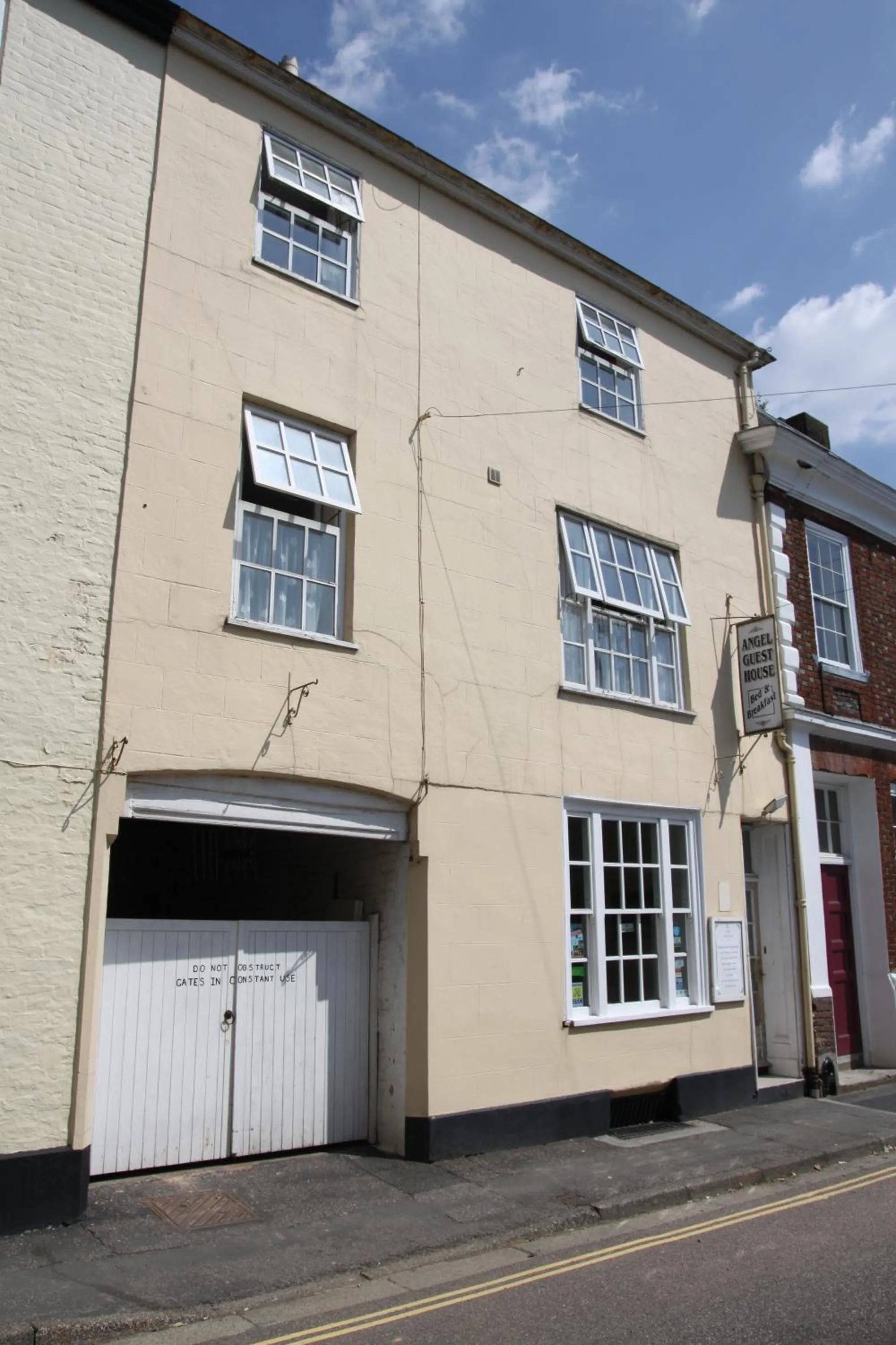 Facade/entrance in Angel Guesthouse