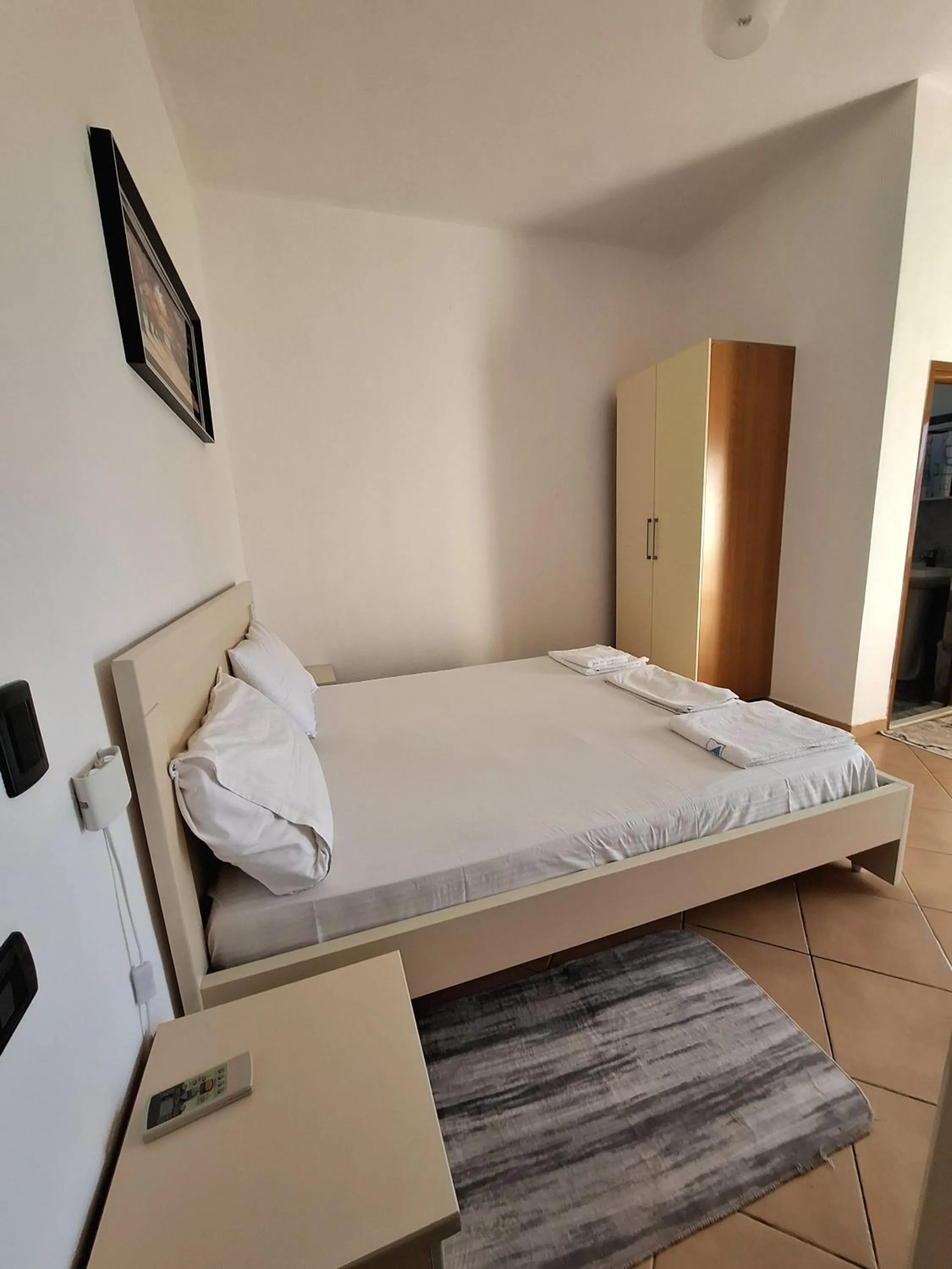 Bed in Hotel Sirena