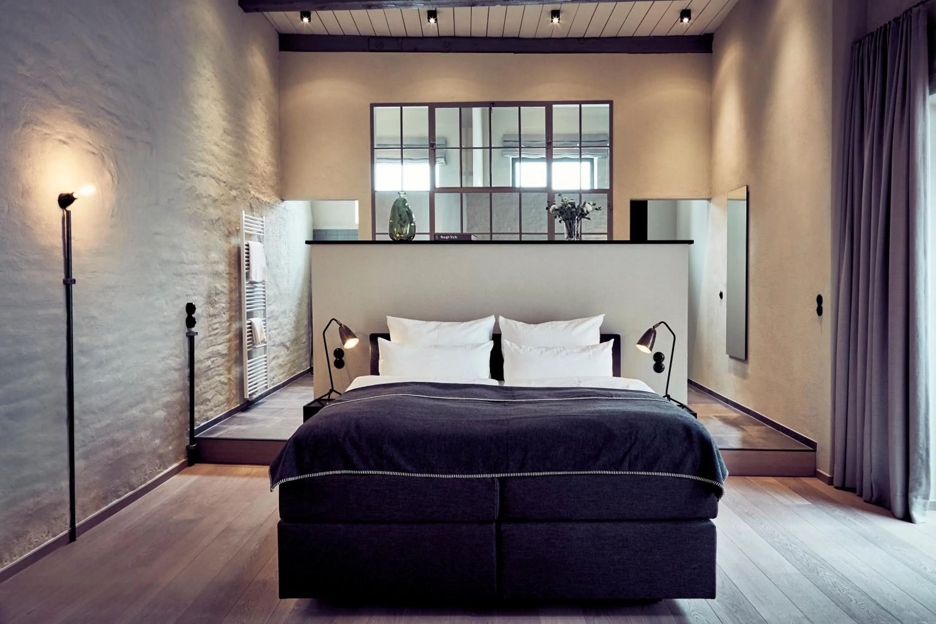 Bed in Fisher's Loft Hotel