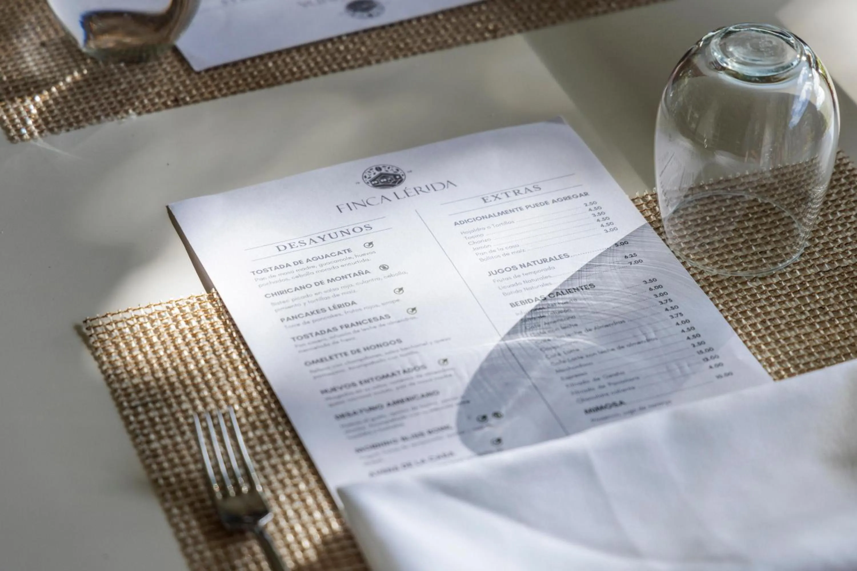 Restaurant/places to eat in Hotel Finca Lerida Coffee Plantation and Boutique Hotel