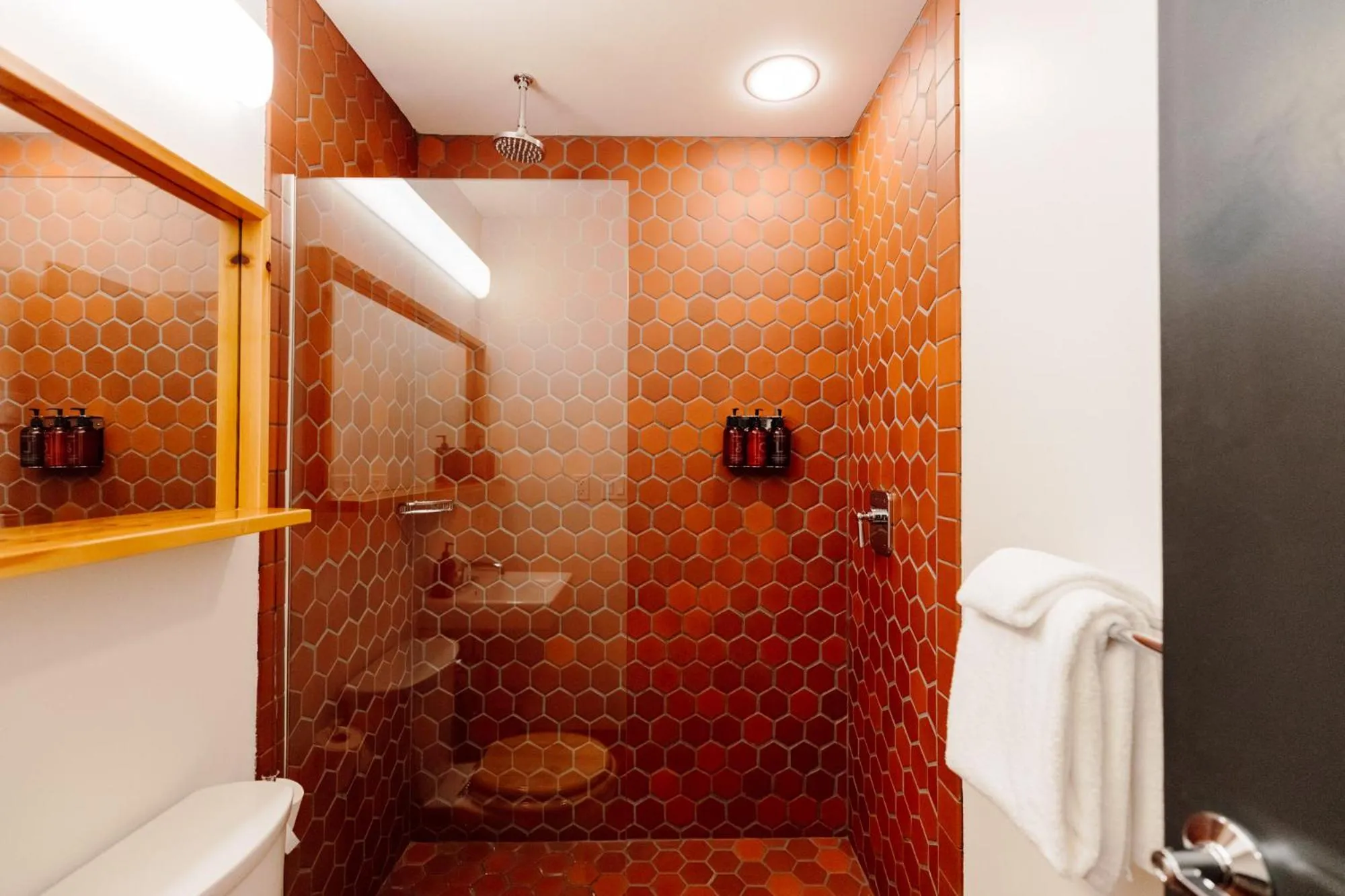 Bathroom in Scribner's Catskill Lodge, a Member of Design Hotels