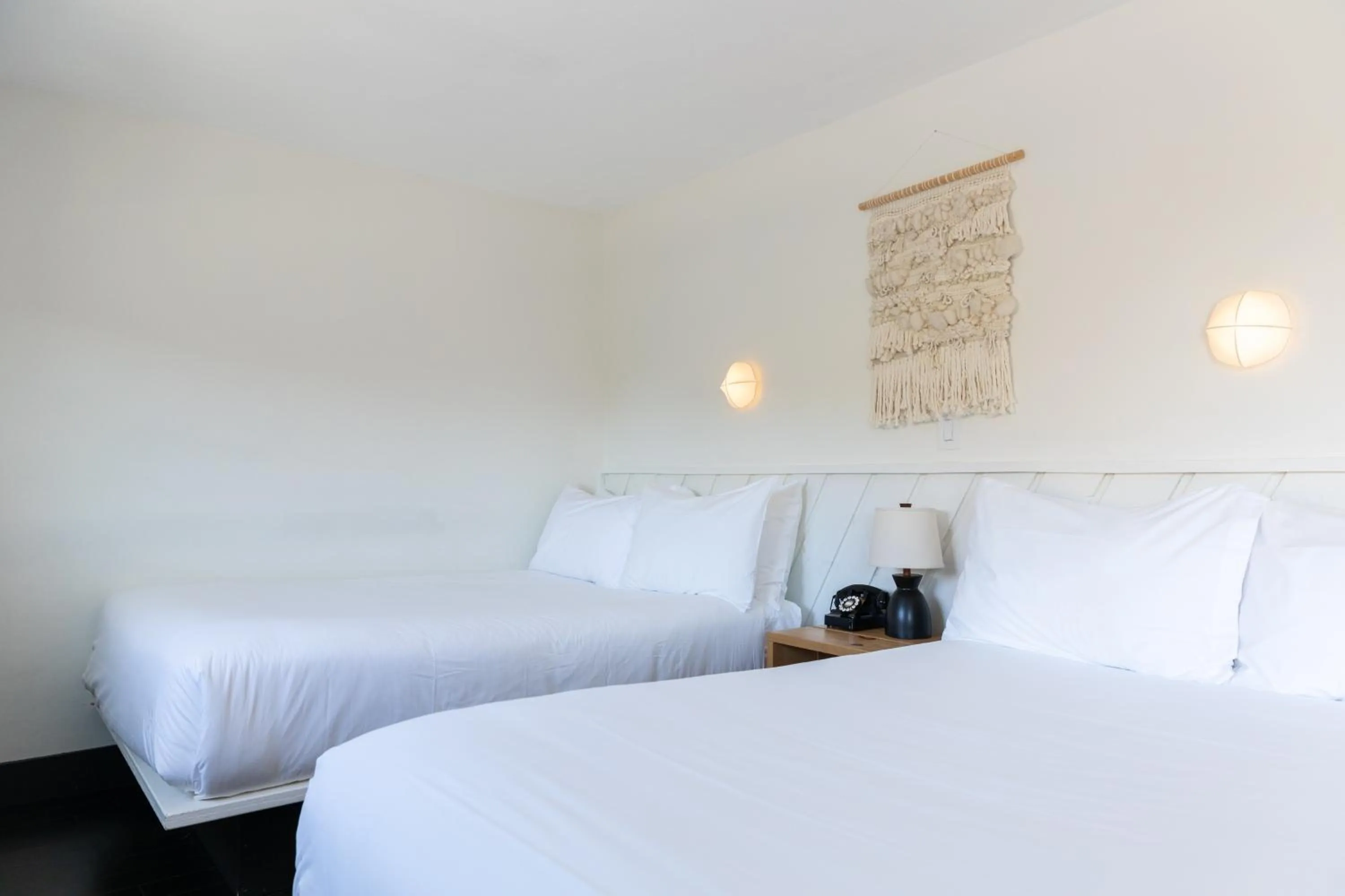 Bed in Scribner's Catskill Lodge, a Member of Design Hotels